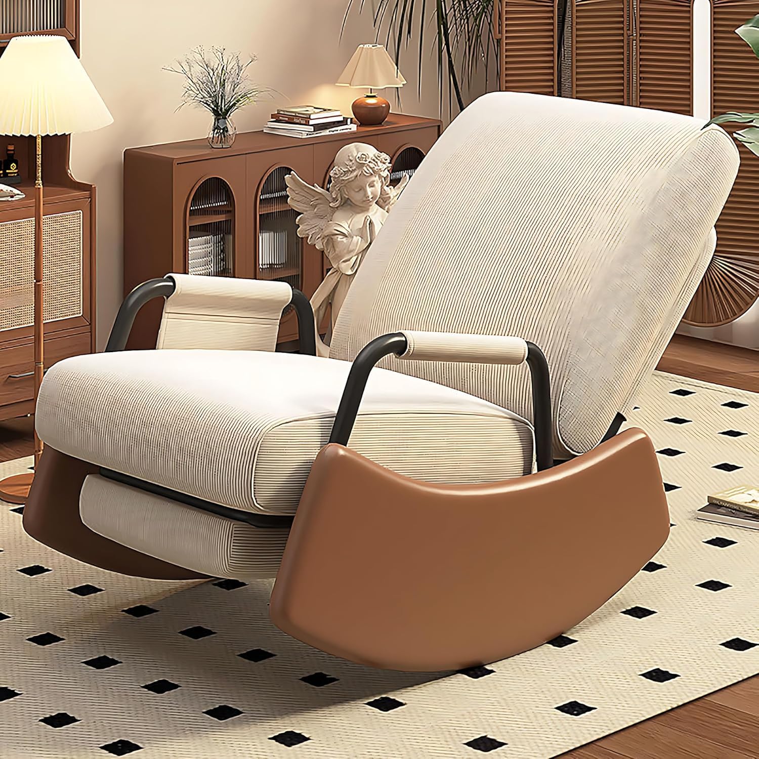 Chaise de planeur de pépinière pour chambre bébé | Fauteuil allaitement