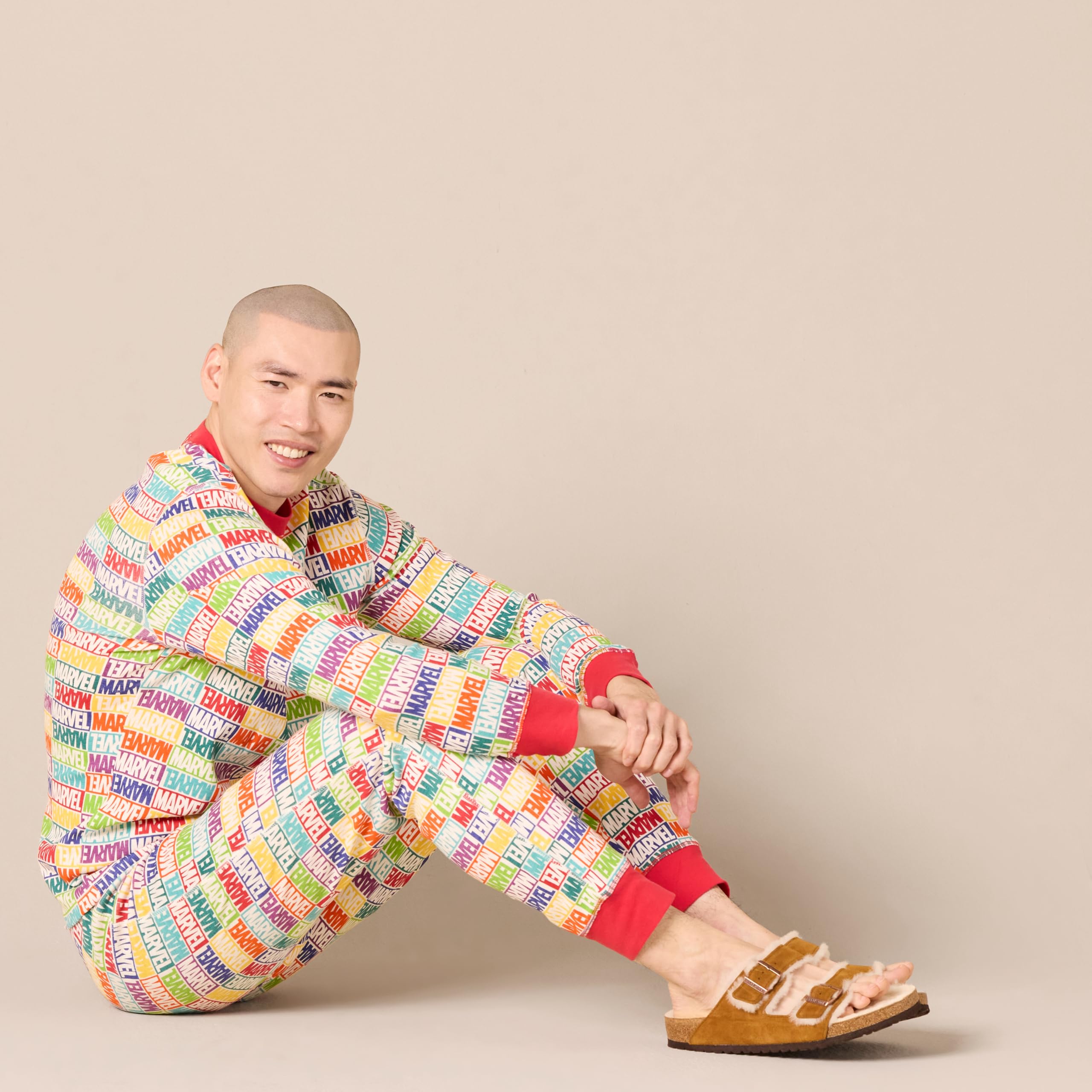 Amazon Essentials Disney | Marvel | Star Wars Pigiama in Cotone Aderente Uomo