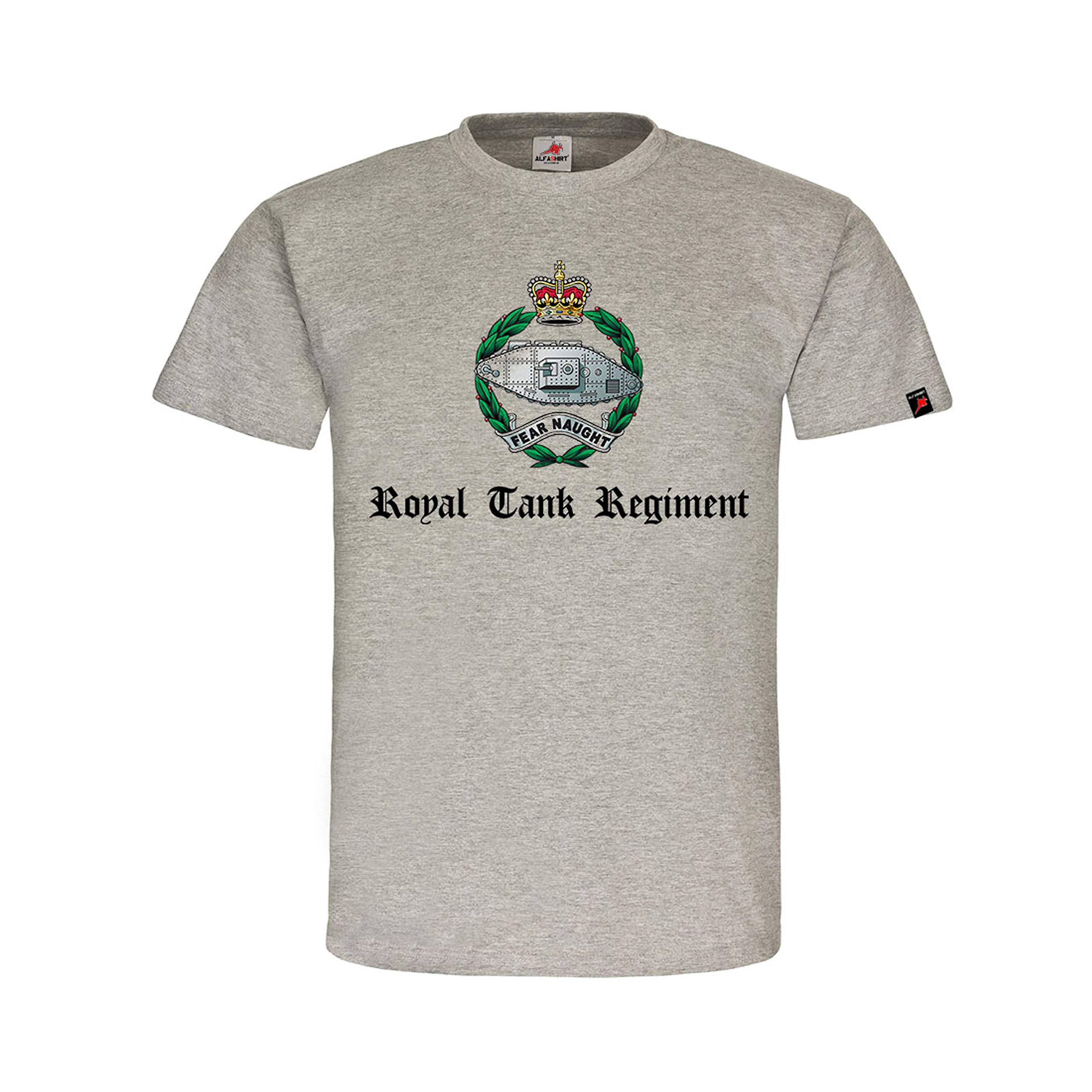#32263 Royal Tank Regiment casquette badge Angleterre t-shirt gris medium - 3