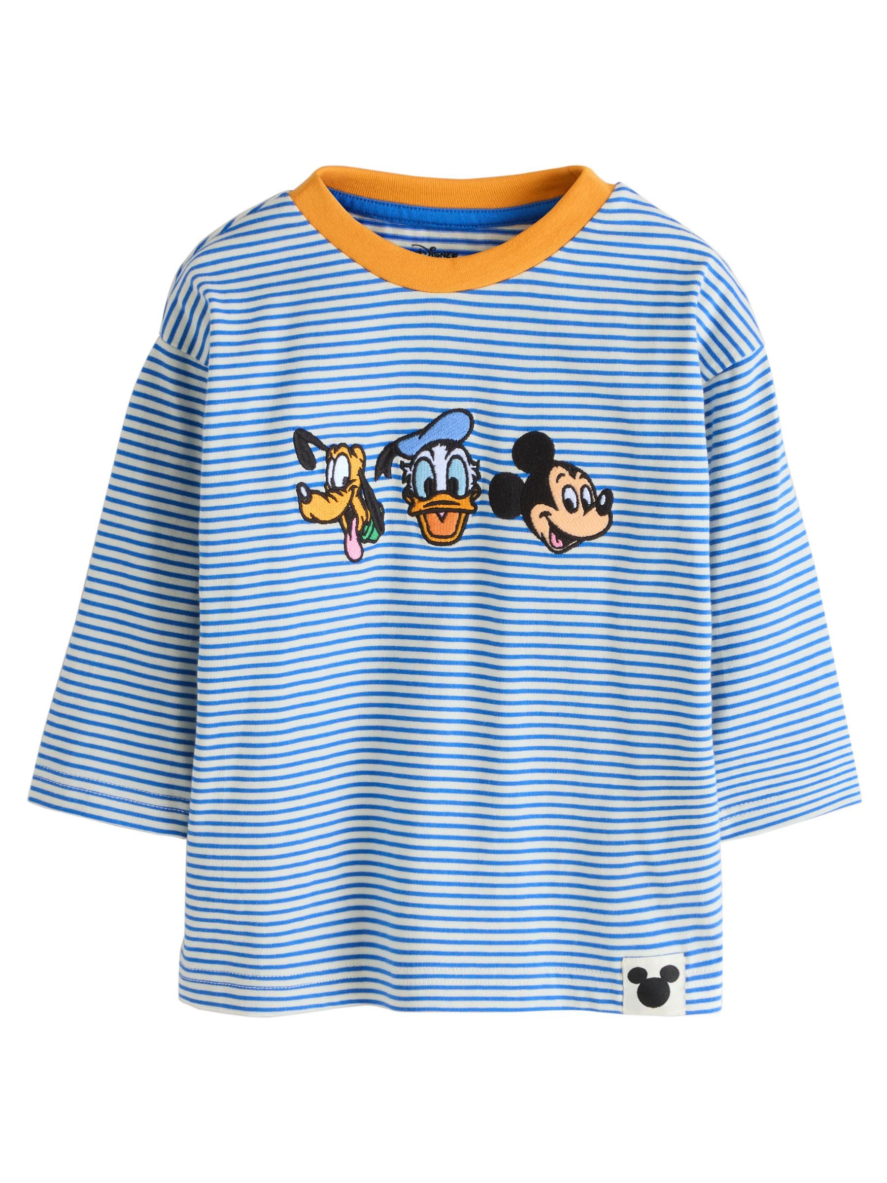 NEXT Garçon T-Shirt Mickey Mouse à Manches Longues