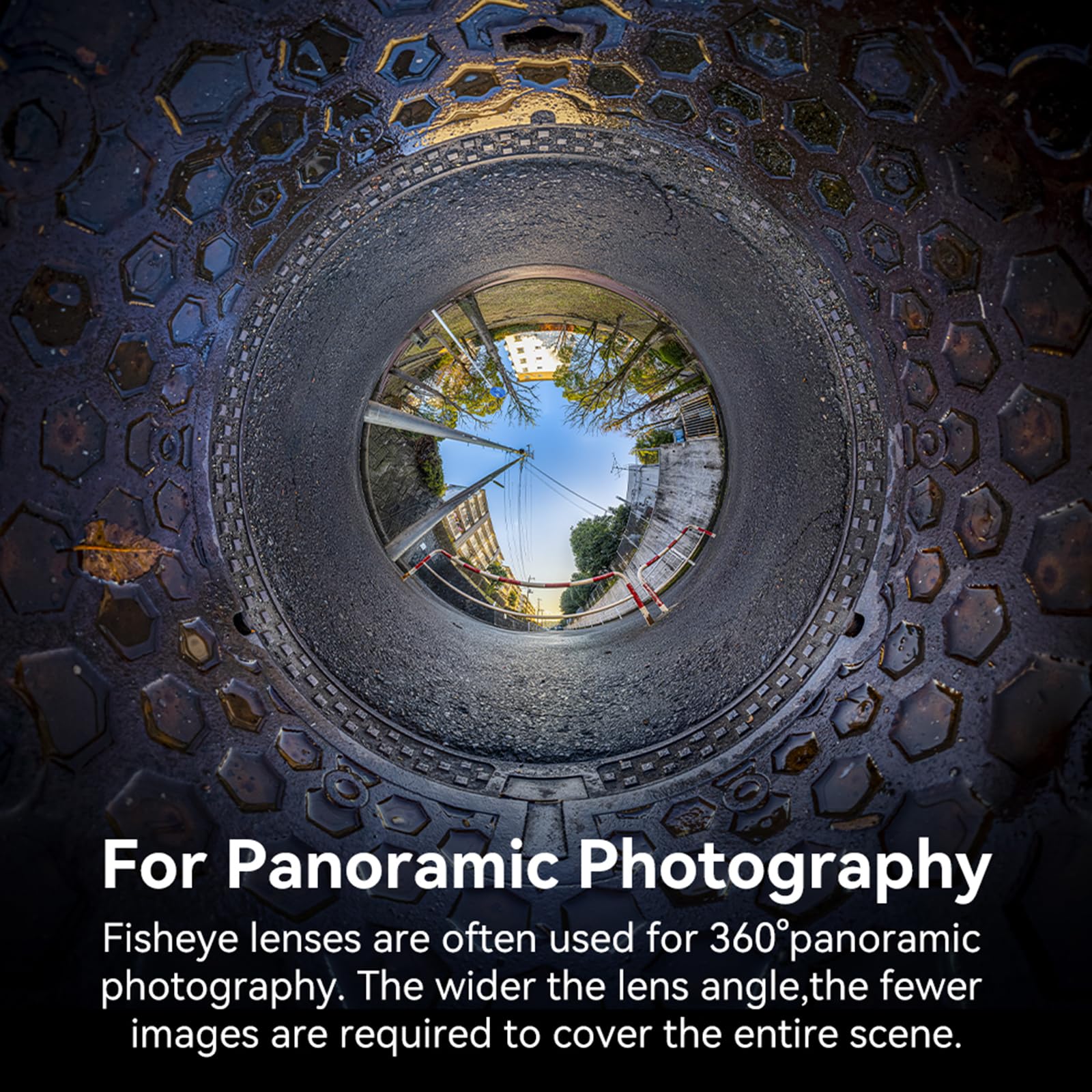 TTARTISAN APS-C 7,5mm F/2 Fisheye X, Ultra-Weitweitobjektiv manuelles Objektiv für Fuji-Bajonett X-A1 X-A10 X-M5 X-H2 X-T1 X-T10 X-T20 X-T30 X-T50 (X-Bajonette)