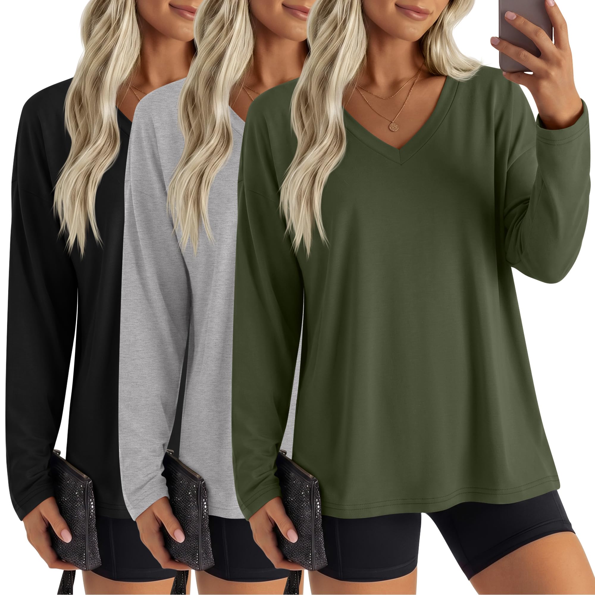 Oakgarden 3 Pack Oversized Tees