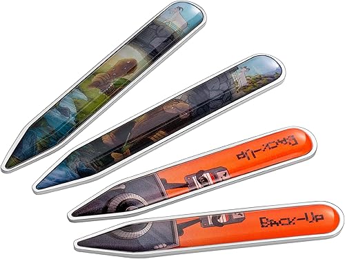 Miniatura 9 de Geekidoc Collar de acero inoxidable para hombre Juego de inserciones de collar hecho con acero inoxidable de grado quirúrgico