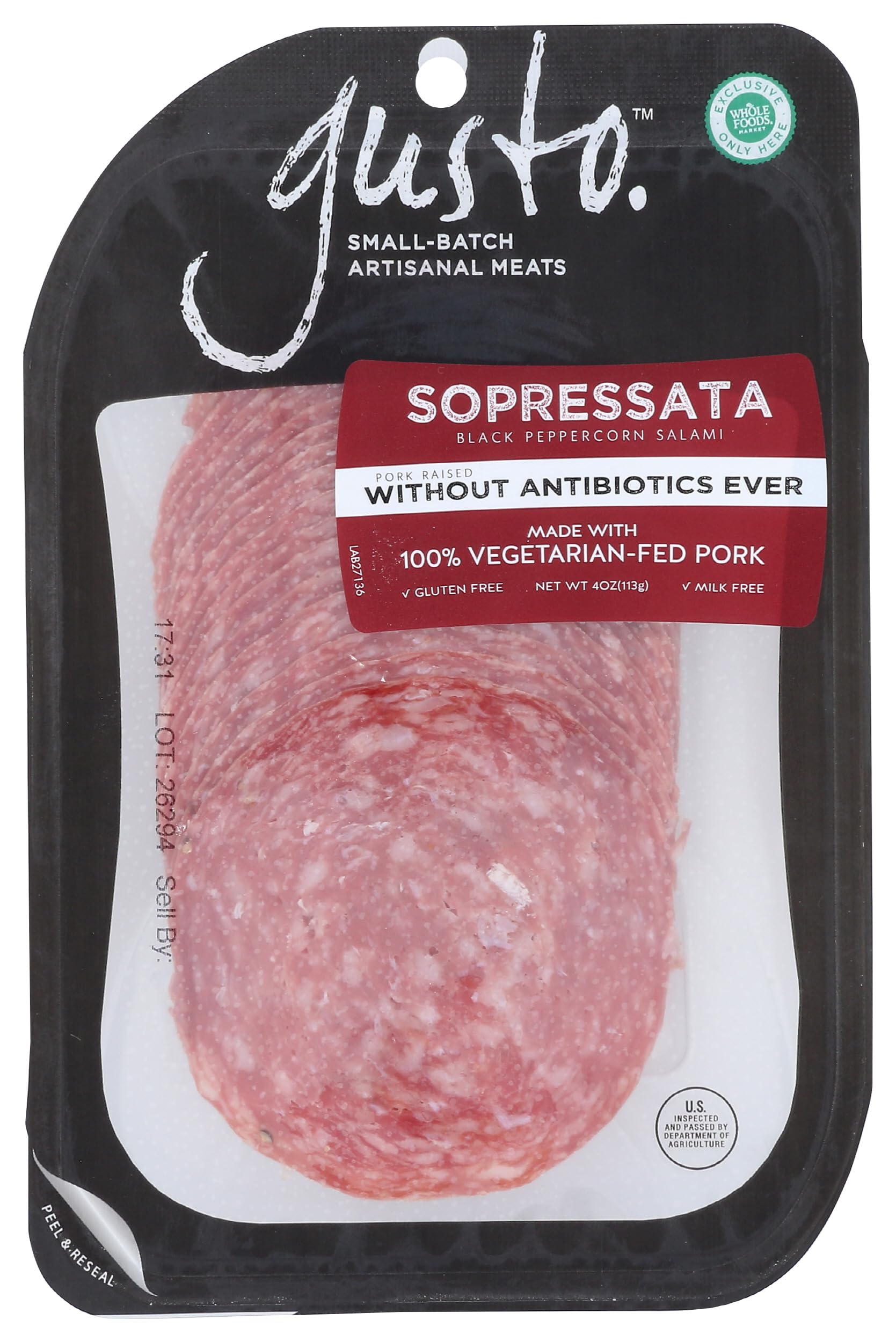 Sopressata Sliced
