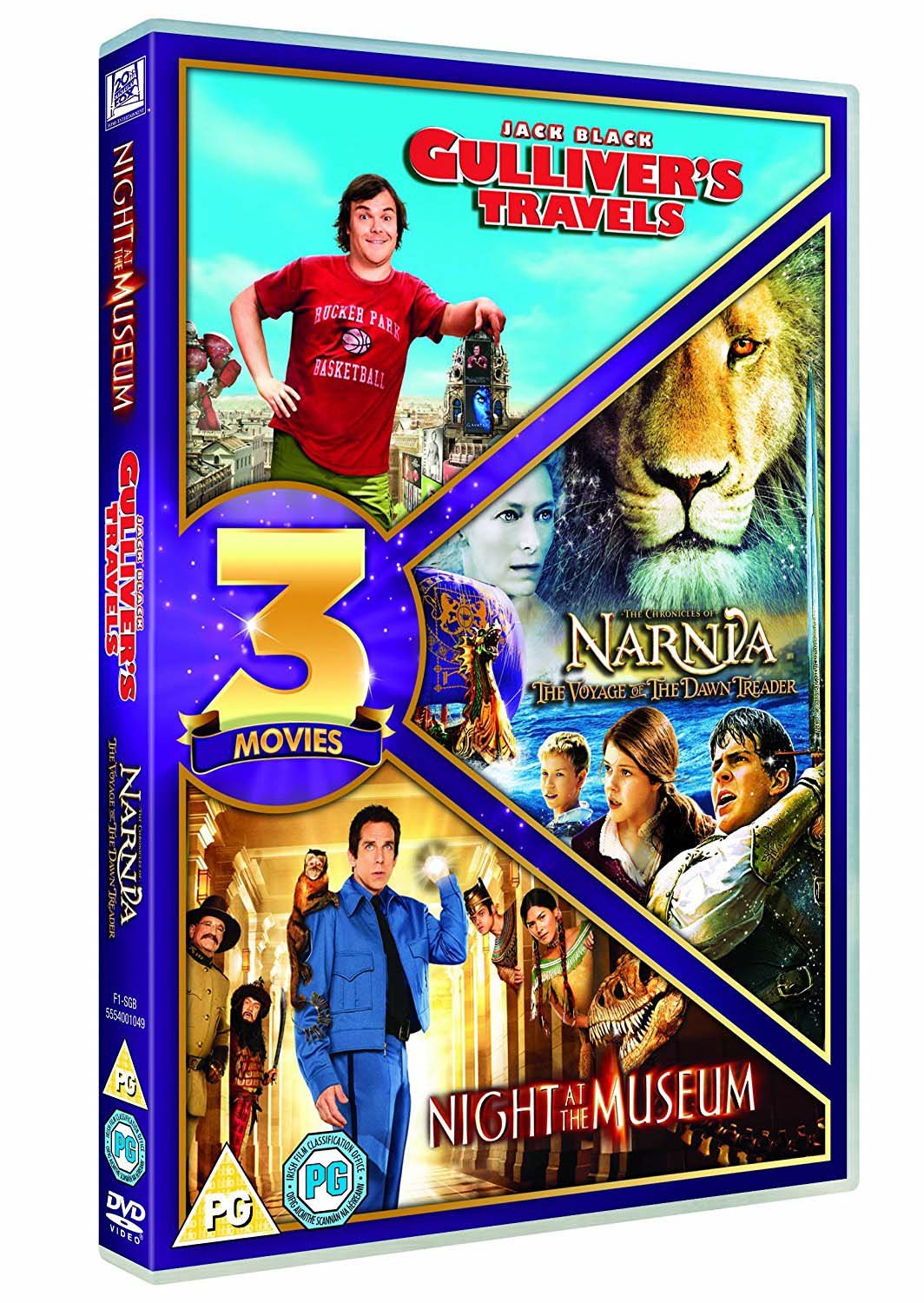 20th Century Fox Home Entertainment Gulliver's Travels/The Chronicles of Narnia: The Voyage of the Dawn Treader/Night at the Museum Triple Pack [DVD] [2006]