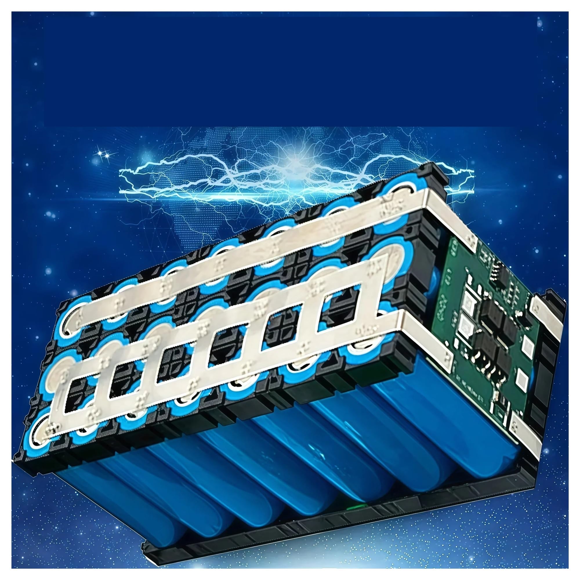 Batteria A Ciclo Profondo 12V 100Ah LiFePO4 Batteria Con Caricabatterie Alta Capacità Veloce Batería De Litio Fosfato De Hierro 12V 100Ah | 12V 10500mAh Set