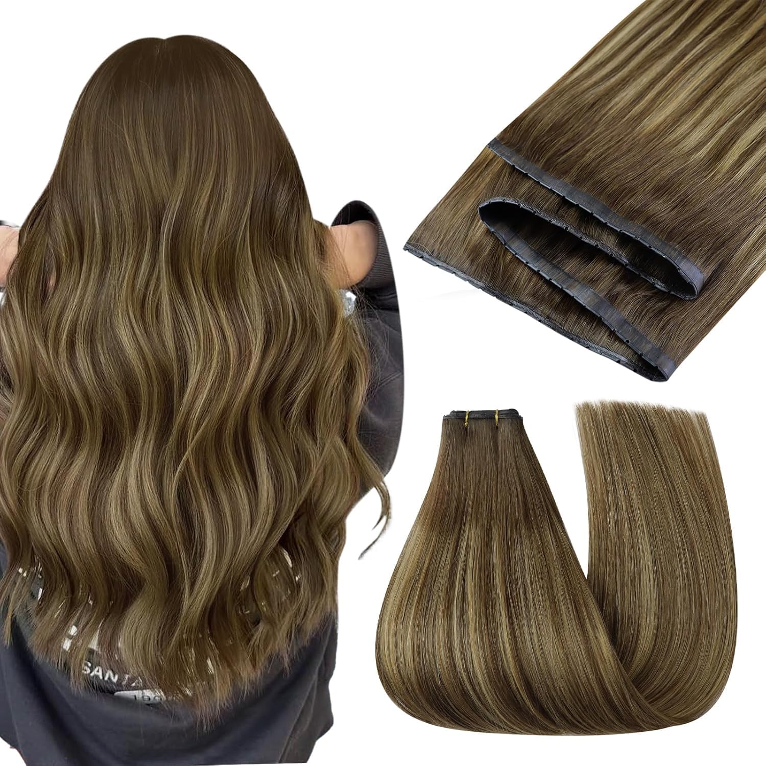 Easyouth Extension Echthaar Weiche Textur Extensions Remy Haar
