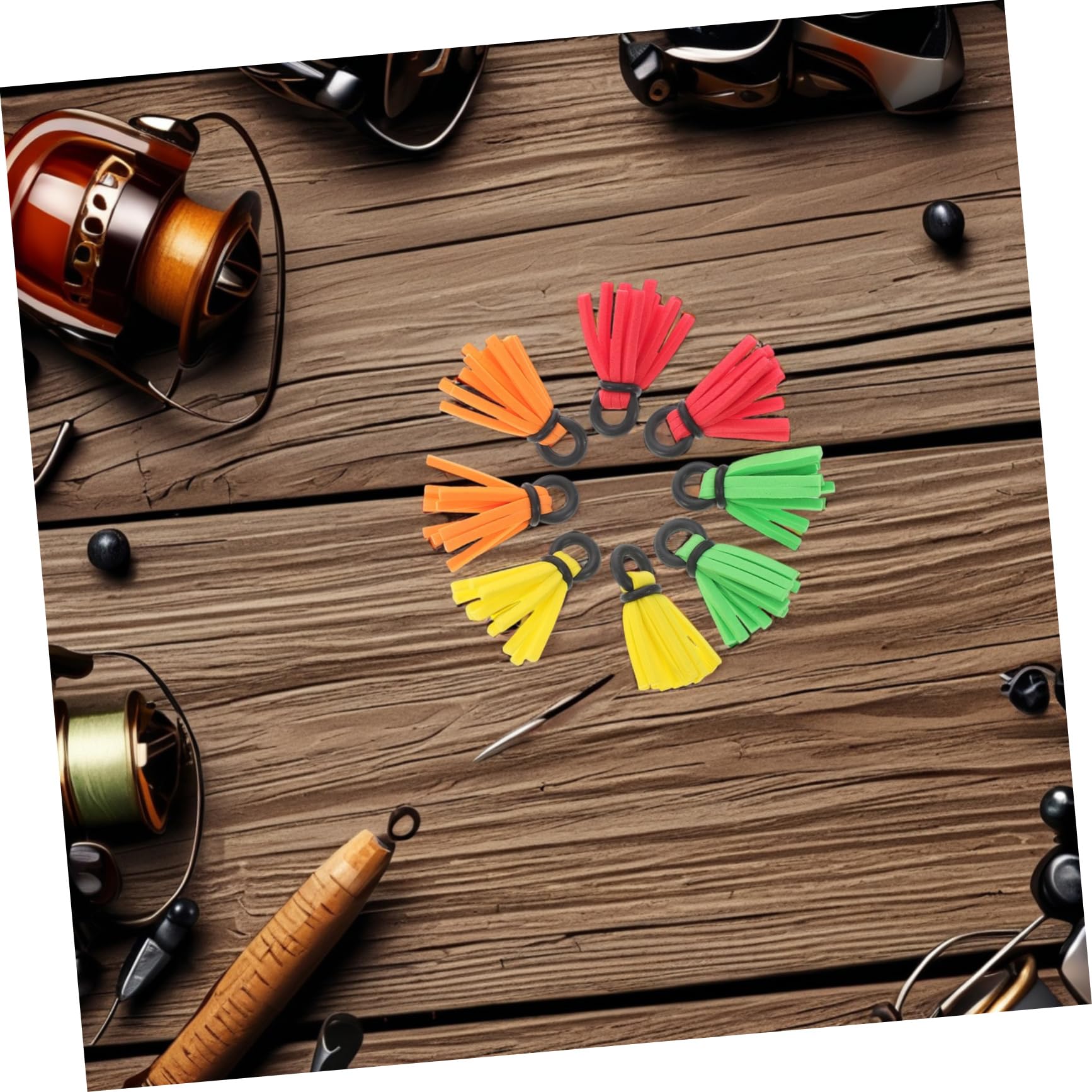 Amazon | PAMINGONO フライフィッシングフロート 8個 フォーム