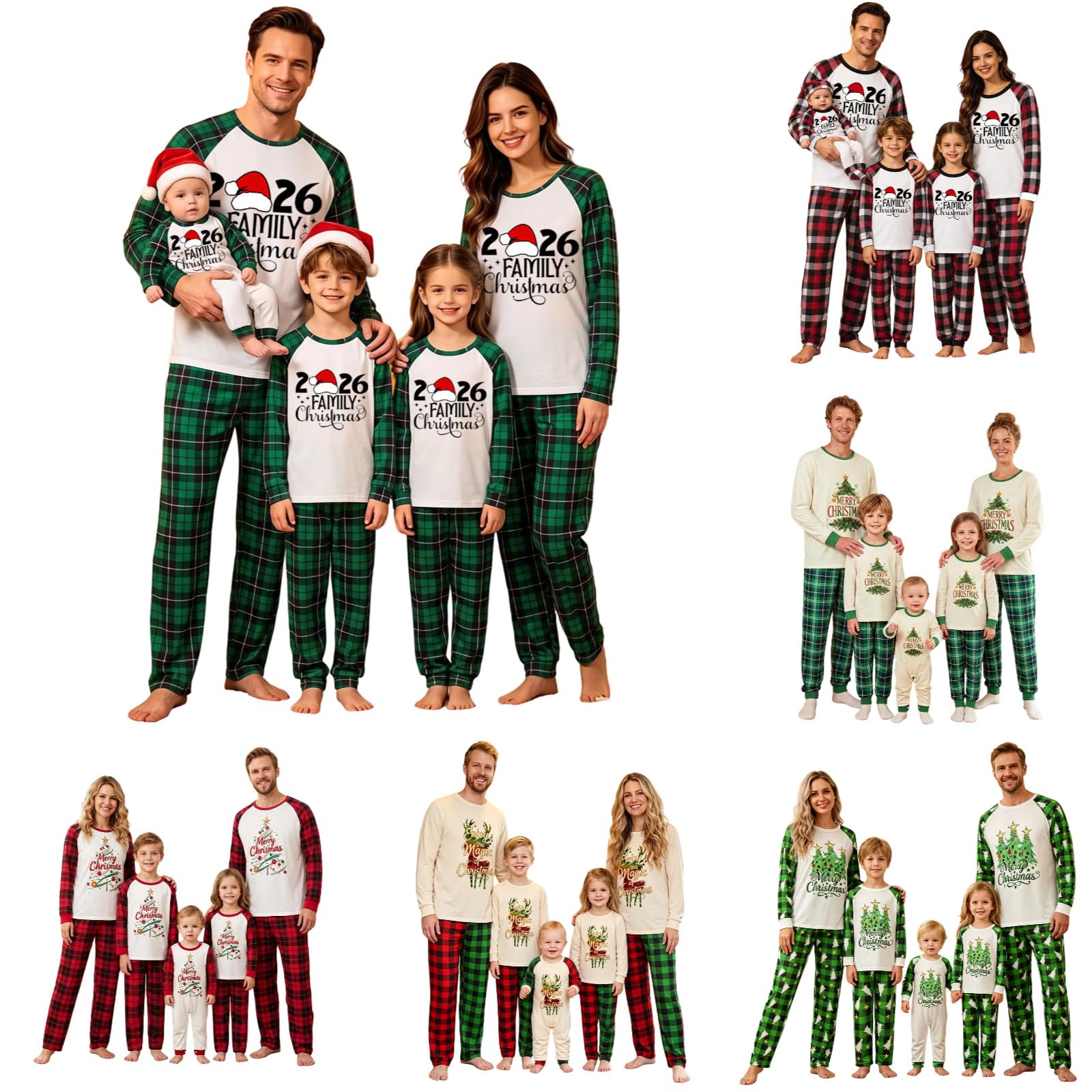 Family Christmas Pajamas Matching Set Christmas Pajamas For Family Matching