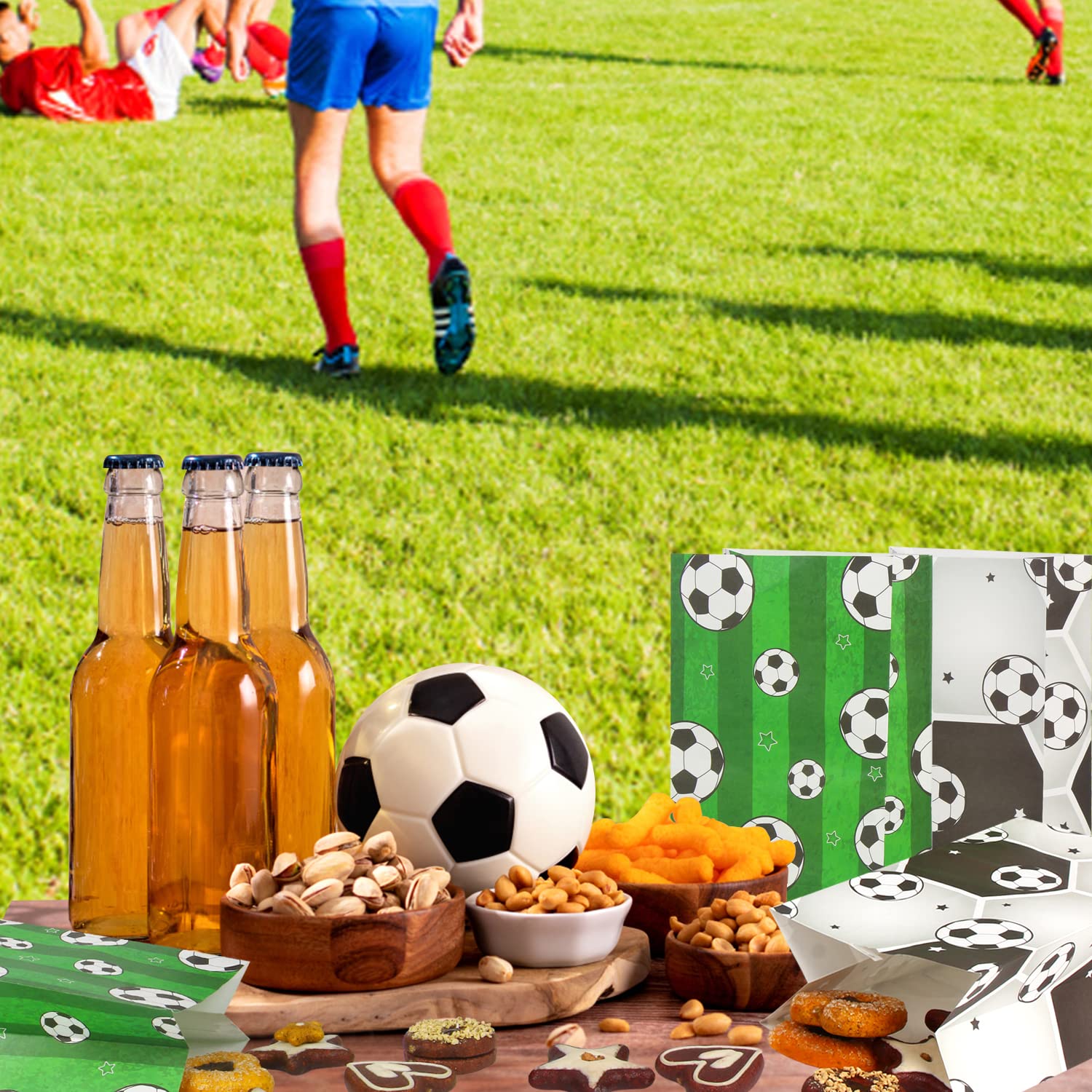 Kit Fiesta De Fútbol Para Niños – 90 Piezas, Incluye Silbatos, Pulseras, Tatuajes, Bolsas Y Más, Decoración Temática