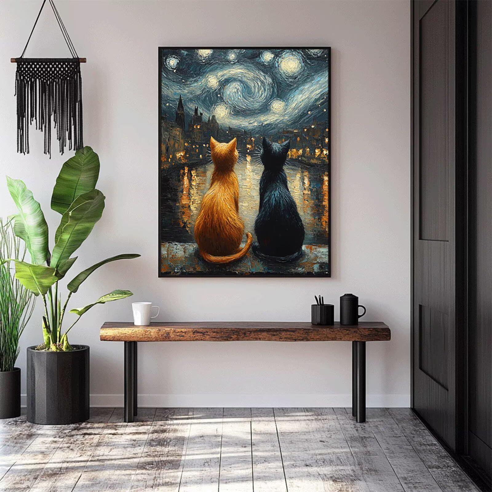 5D DIY diamentowy obraz kot zestaw do malowania diamentami dla dorosłych i dzieci pełny abstrakcyjny obraz diamentowy krzyż Embroidery łatwe dla początkujących, sztuka kryształowa dekoracja ścienna