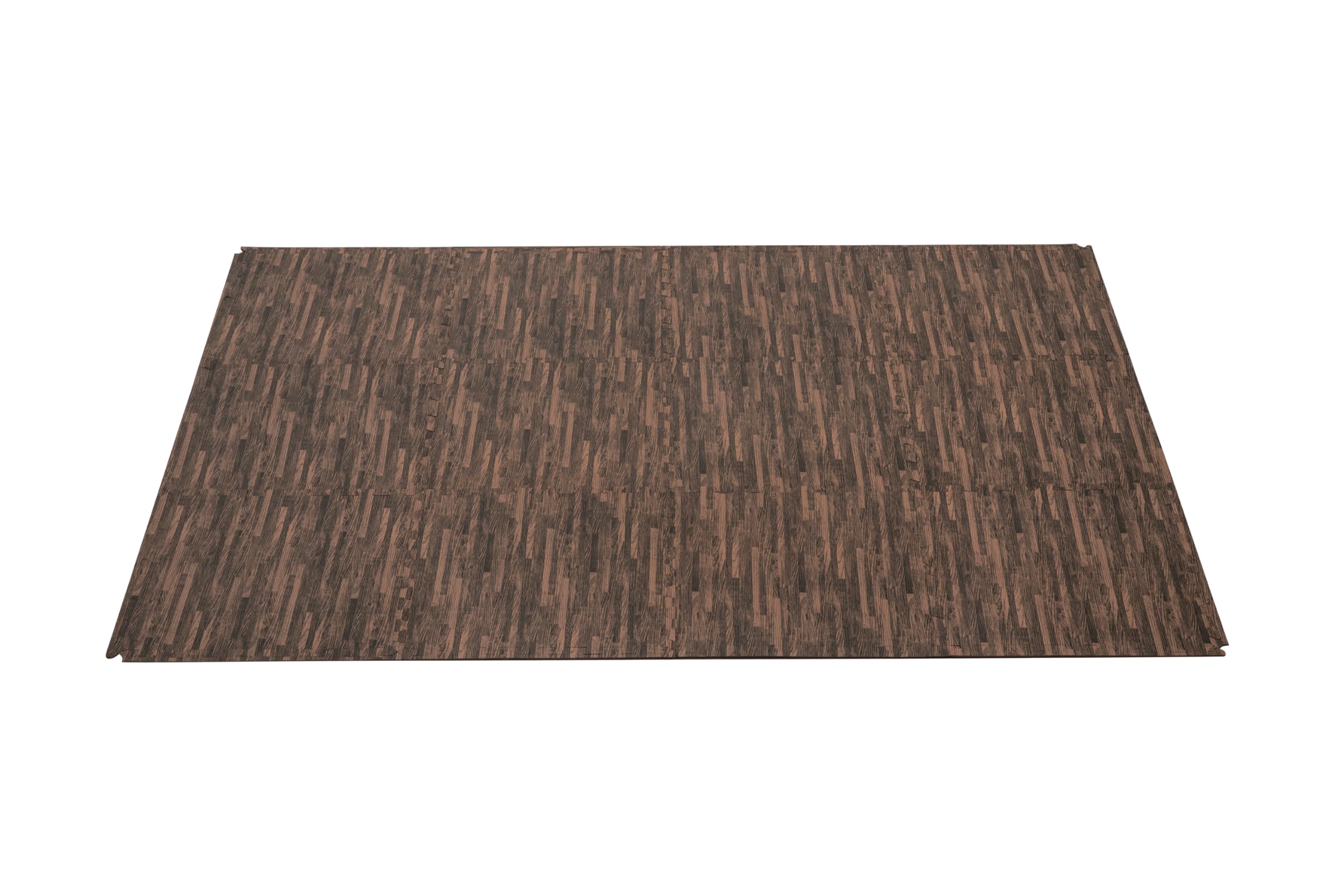 Bestway Tapis de Sol Effet Bois pour Piscine et Spa, 12 pièces, 50 x 50 cm, 3m² de Surface Couverte