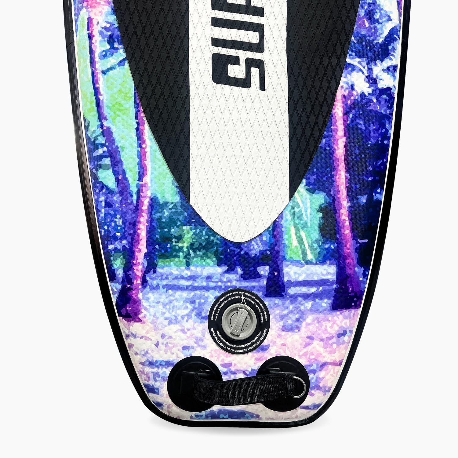 SUPRFIT Stand-Up Paddling Board Sunset Vice, 330 x 79 x 15 cm, Drop-Stitch-Light-Konstruktion, mit Transport-Rucksack, Multicolour