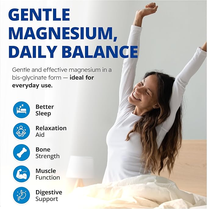 CanPrev Magnesium Biglycinate Chelated 200 mg is a dietary supplement designed to support muscle health, bone health, and provide relief from muscle cramps. This product offers a gentle form of magnesium that is easily absorbed by the body, which makes it effective in maintaining adequate magnesium levels. Each bottle contains 60 capsules, providing a 60-day supply if taken as directed.