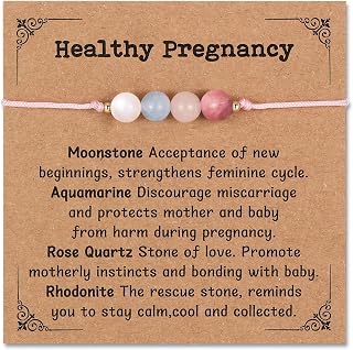 Triple Threat Protection Anxiety Relief New Beginnings Gifts for Women Men, Natural Healing Crystal Bracelet Evil Eye Moonstone Tourmaline Amethyst Jewelry for Family Friends Coworker