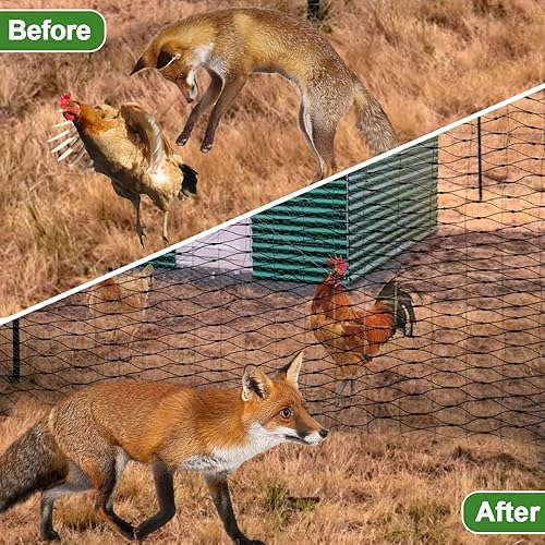 Miniatura 9 de Red para pájaros para protección del jardín, red de jardín de 13 x 32 pies con malla de 0.8 pulgadas, red de aves de corral para gallinero, malla de