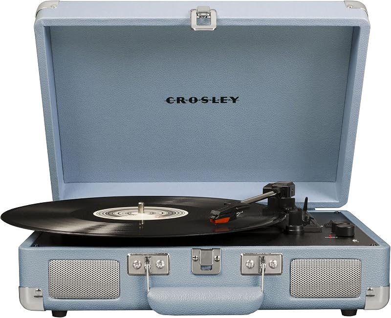 Crosley CR8005F-TN Cruiser Plus Record Player, Tourmaline