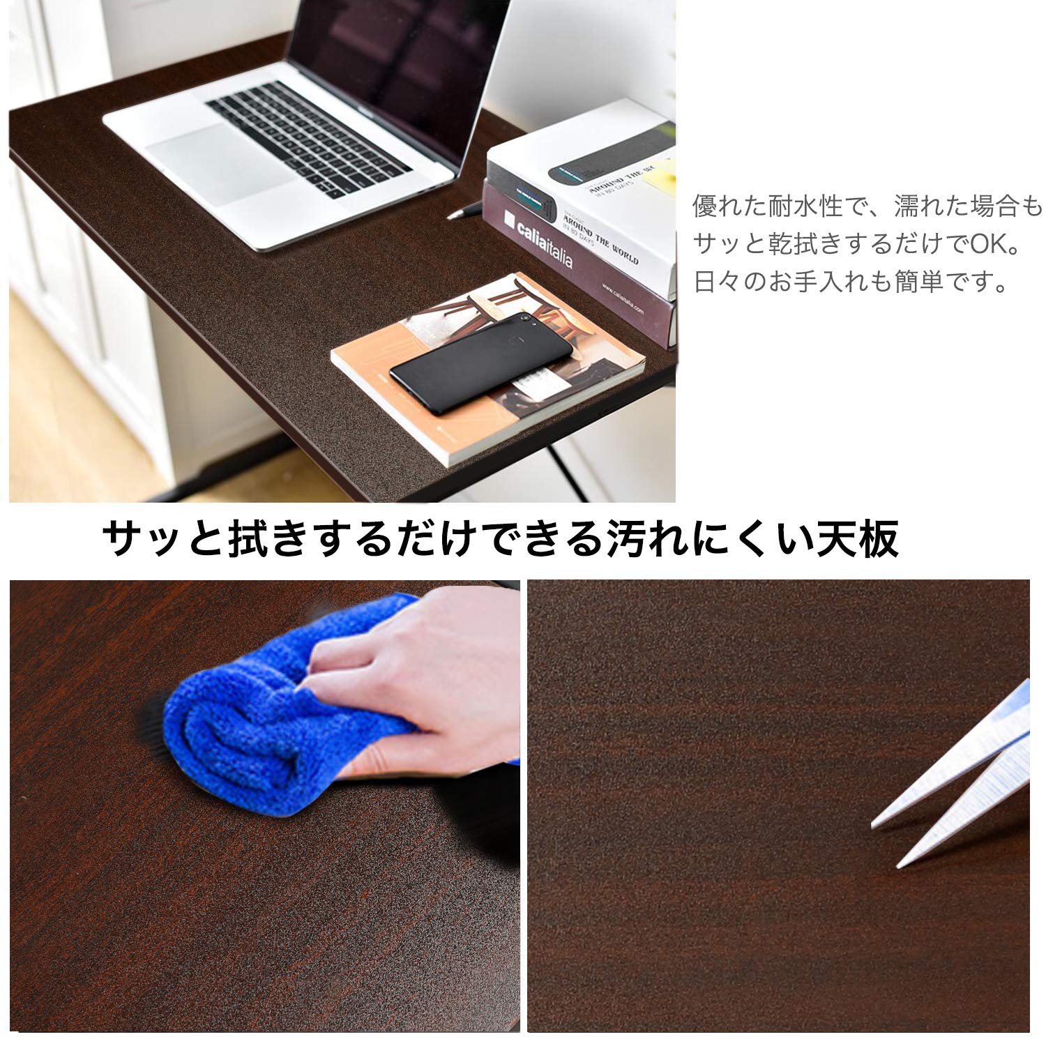 Amazon.co.jp: ComHoma パソコンデスク 机 デスク 折りたたみ