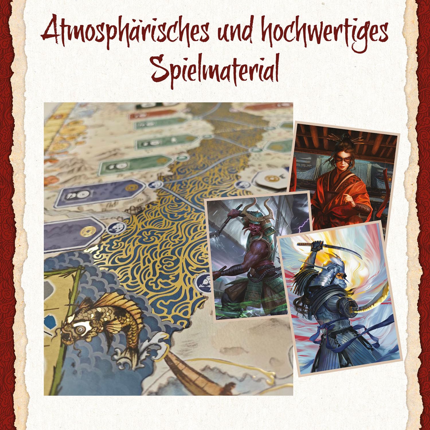 Kosmos Am goldenen Fluß, Strategiespiel für Kenner | Mit taktischer Tiefe und Vorausplanung, für 2-4 Personen ab 12 Jahre, Spielplan mit Goldprägung, cleverer Würfelmechanismus