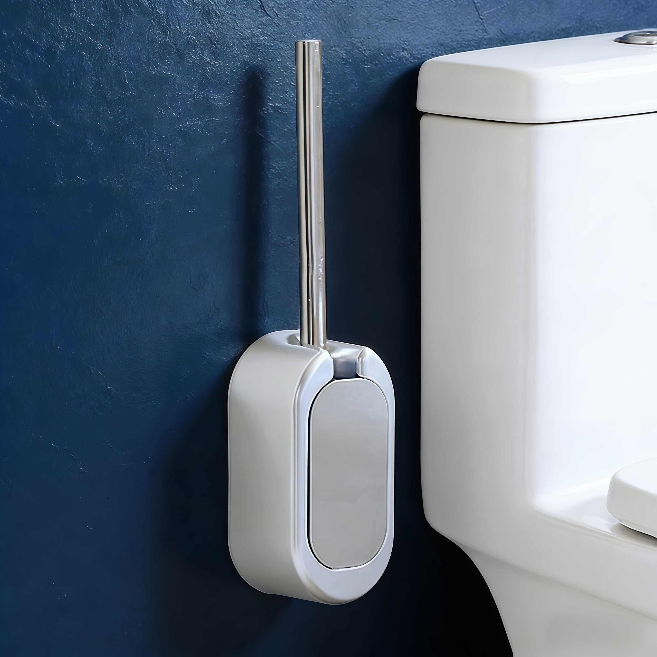Set scopino for WC in ABS e acciaio inox