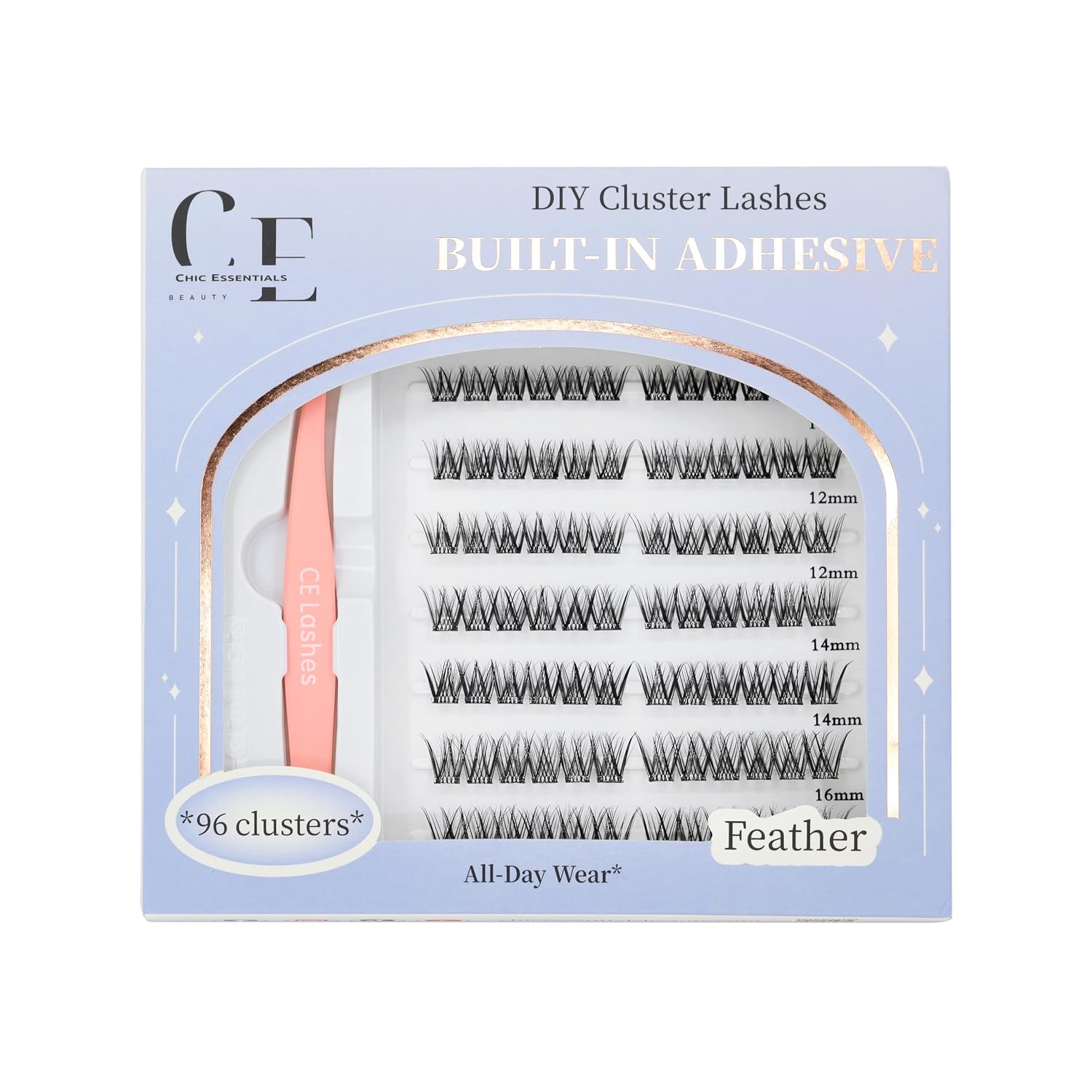 Snowkiss Doll Style Self-adhesive Mixed Style Eyelashes (88 pcs) (Glimmer Style Self-adhesive Mixed Style Eyelashes (96 pcs))