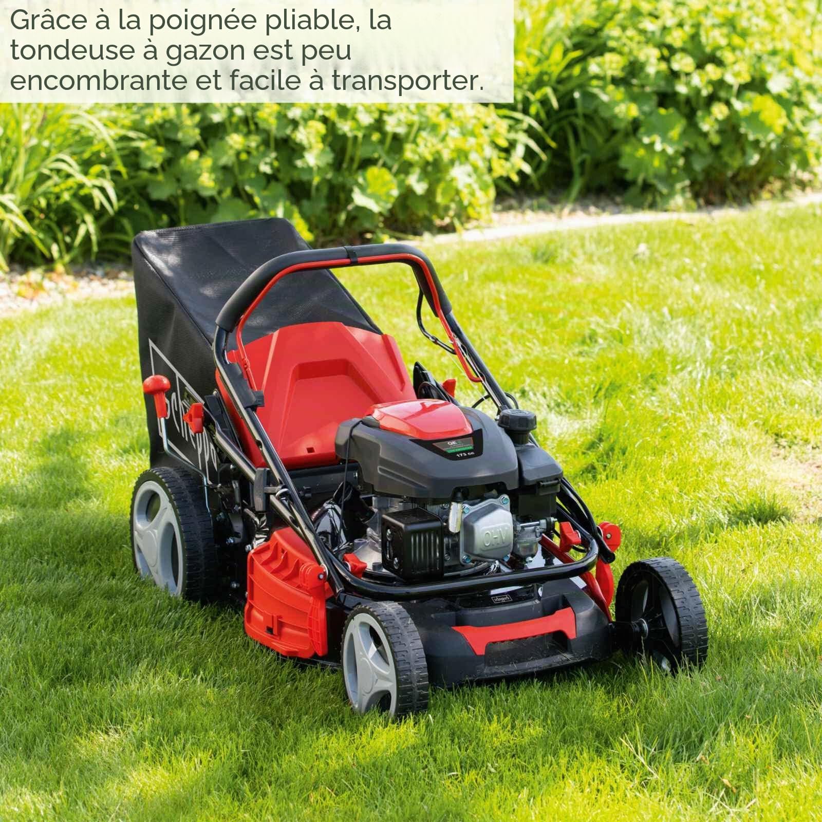 Scheppach Tondeuse à Gazon Thermique MS173-51 | Huile Moteur Incluse