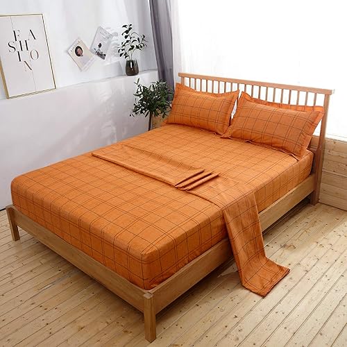 Vista 26 de Mengersi Juego de sábanas de vaca – Sábanas – Extra suaves – Bolsillos profundos – 1 sábana bajera, 1 sábana encimera, 1 funda de almohada – 3