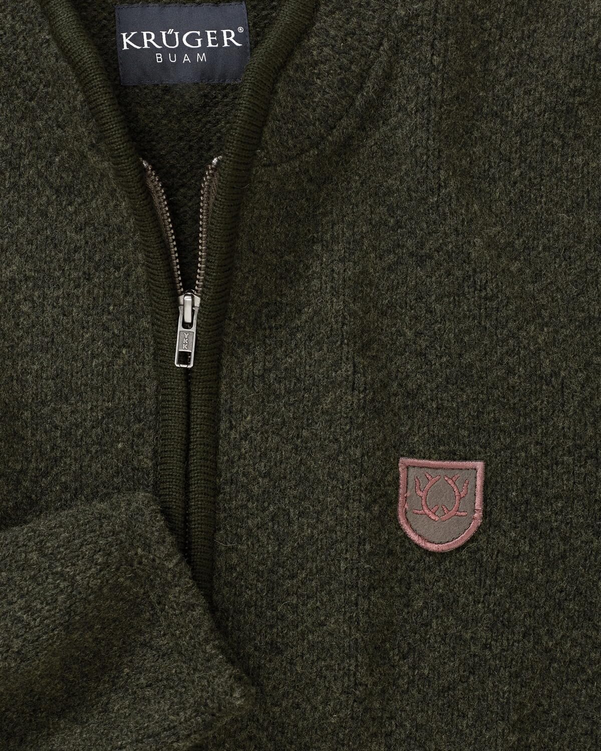 Krüger Herren Trachtenjacke lang, Modell: Strickjacke Malte, Langarm, Tracht, Volksfest