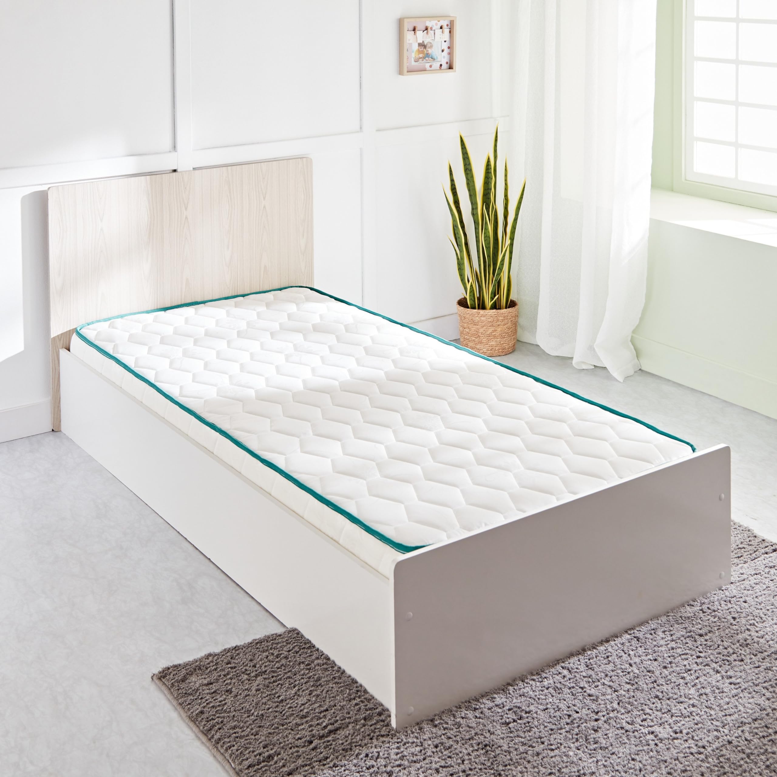 HomeBox iKulltorp Kids' Single Foam Mattress - 90x200x12 cm