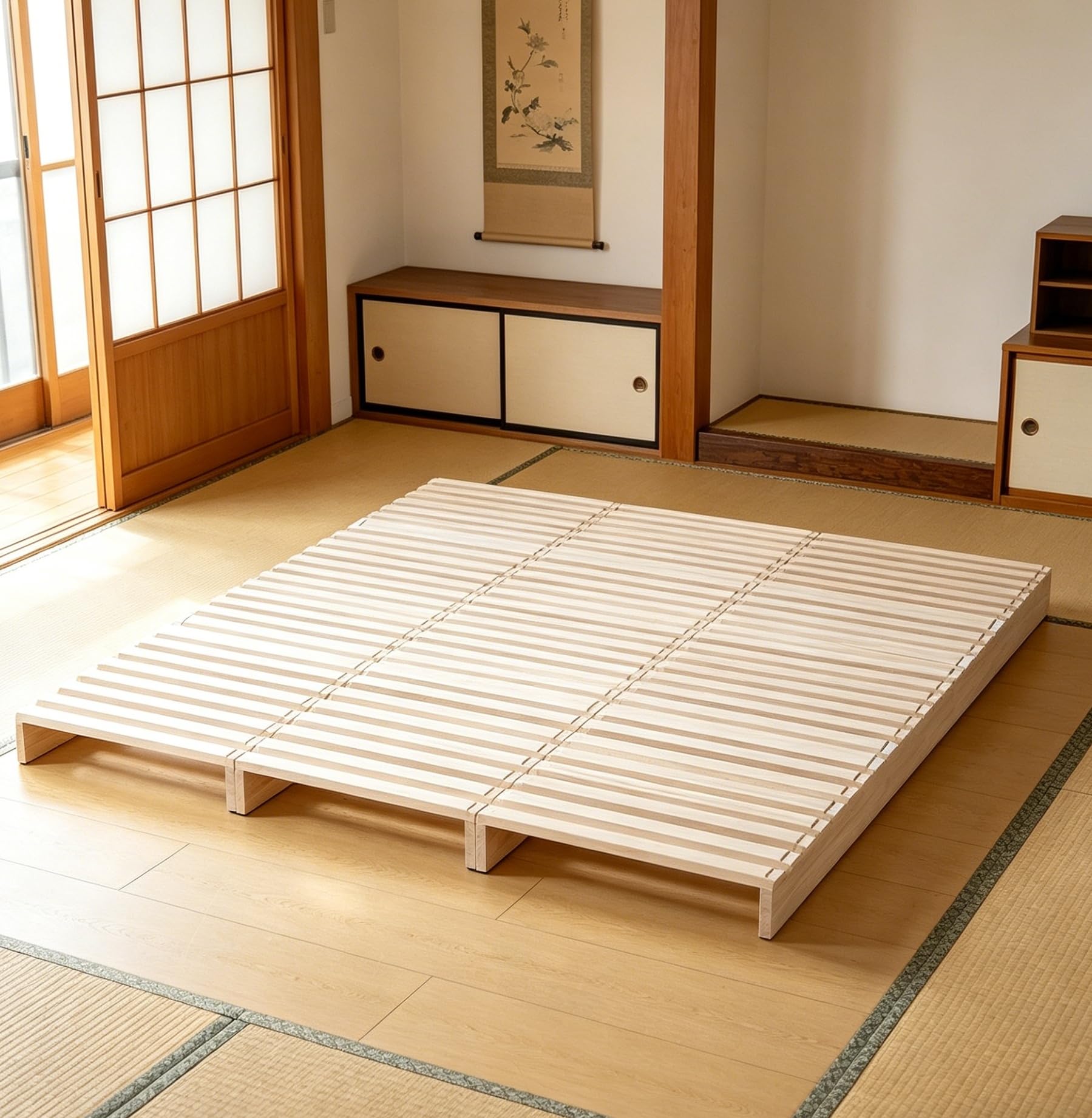 Amazon｜パレットベッド すのこベッド | 50×50cm 正方形 コンセント