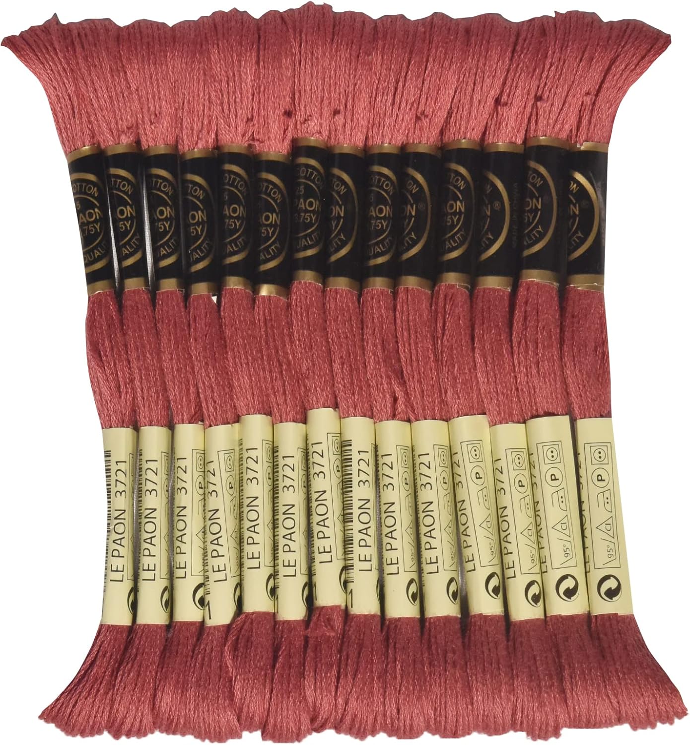 LE PAON Embroidery Floss, 14Pack Six Strands 100 Long