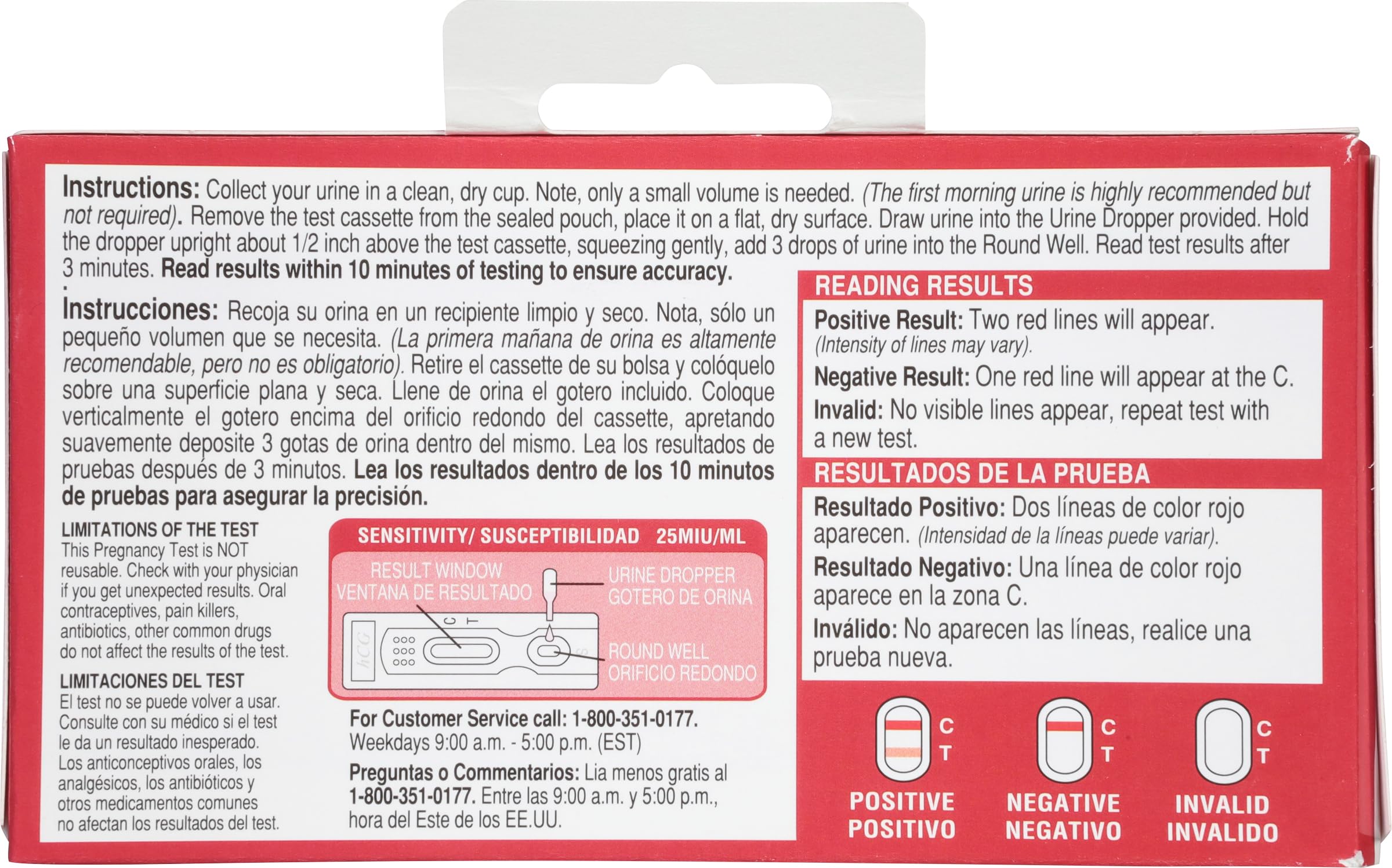 LEADER Analog Pregnancy Test, 1 Count