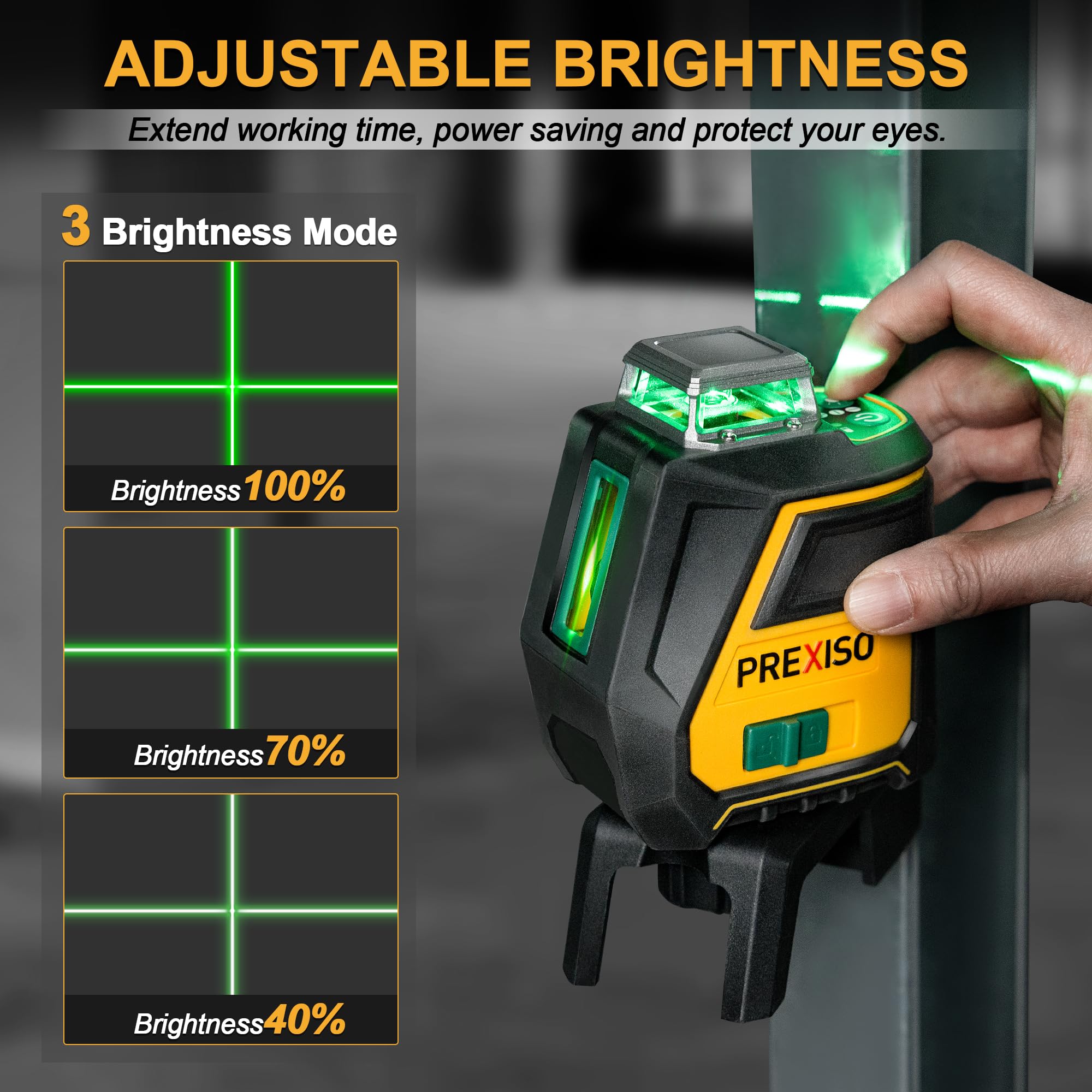 Prexiso 360 Laser Level - 360° Green Laser -3 Prexiso 360 Laser Level - 360° Green Laser -3