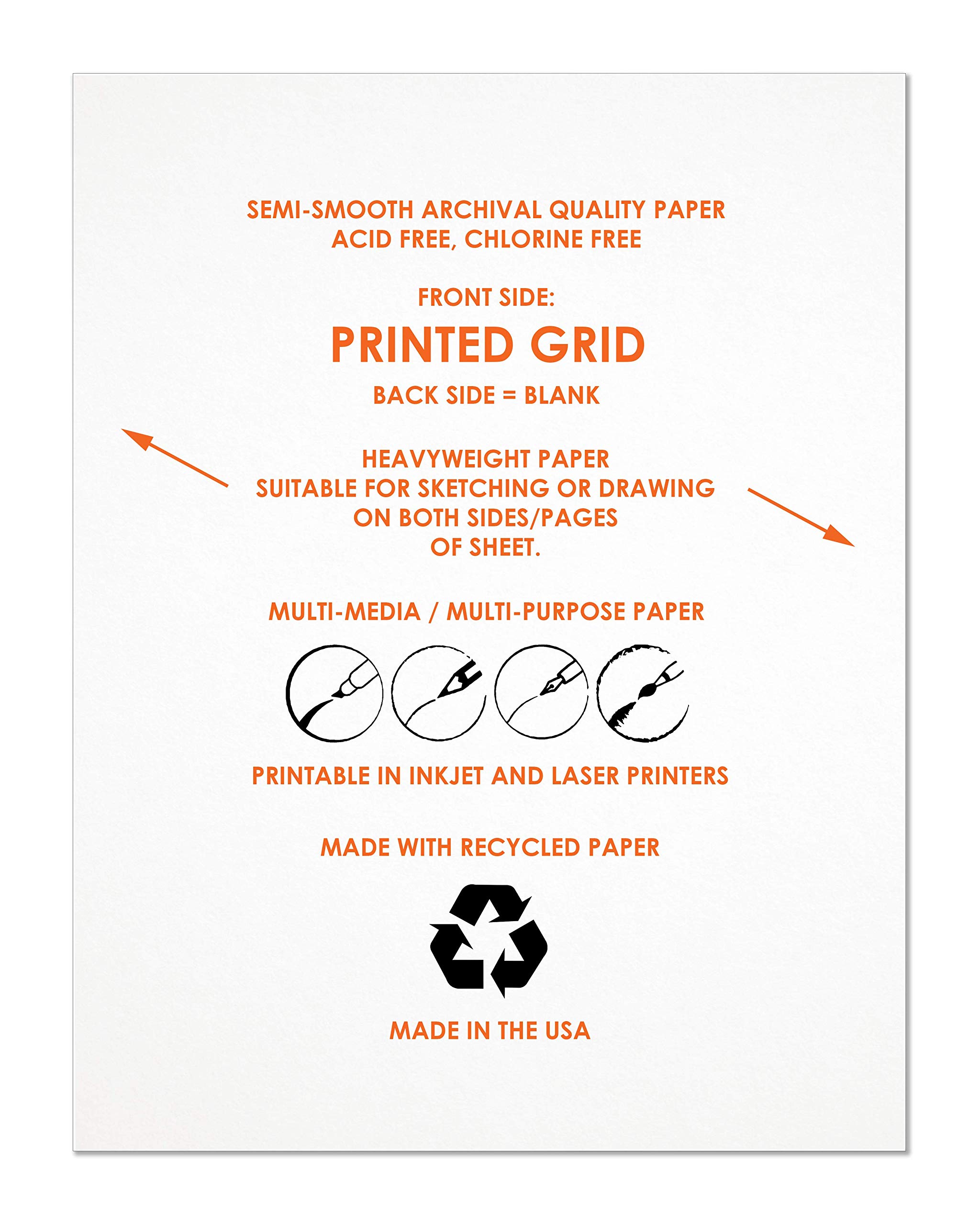 Amazon.com: Design Ideation Brand Grid Paper : Multi-Media Grid