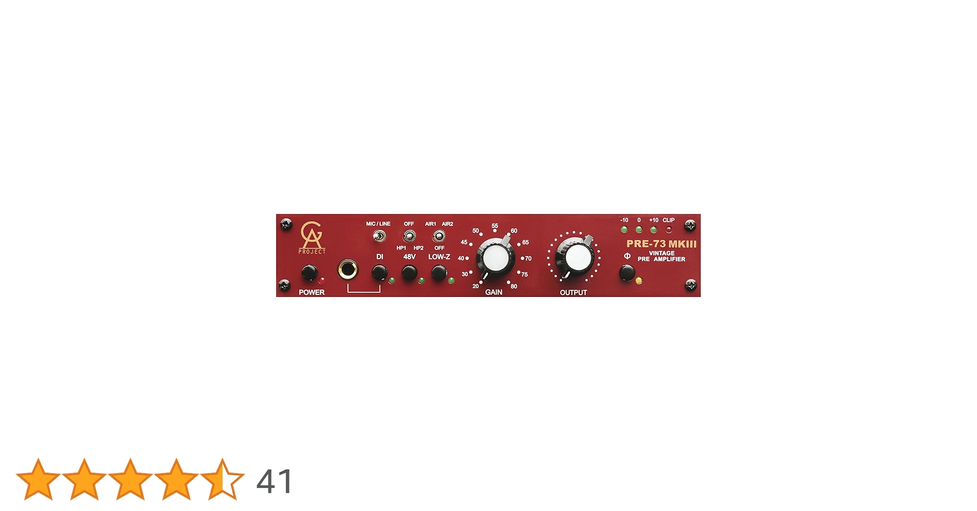 Amazon.co.jp: Golden Age Project Pre-73 MKIII Mic Preamp by