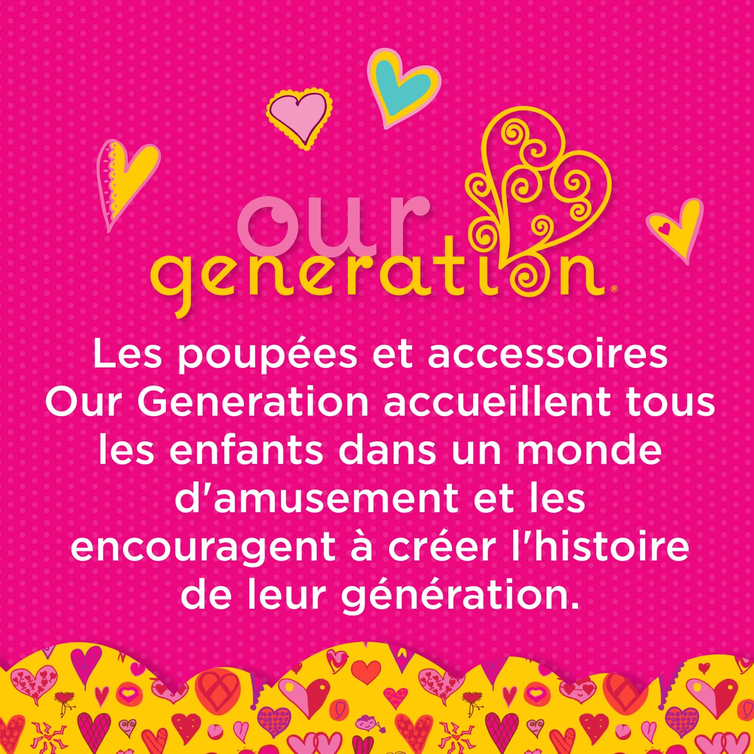 Our Generation Sweet Stop, Camion à Glace Rose pour poupées de 46 cm | Camion à glace rose avec tableau à craie, lumières, essuie-glace et 3 chansons; comprend 128 pièces au total; 3 ans et +