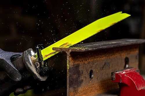 Miniatura 5 de Starrett Hoja de sierra recíproca de demolición y rescate de incendios bimetálica, 6 pulgadas de largo x 34 pulgadas de ancho x 0.35 pulgadas de