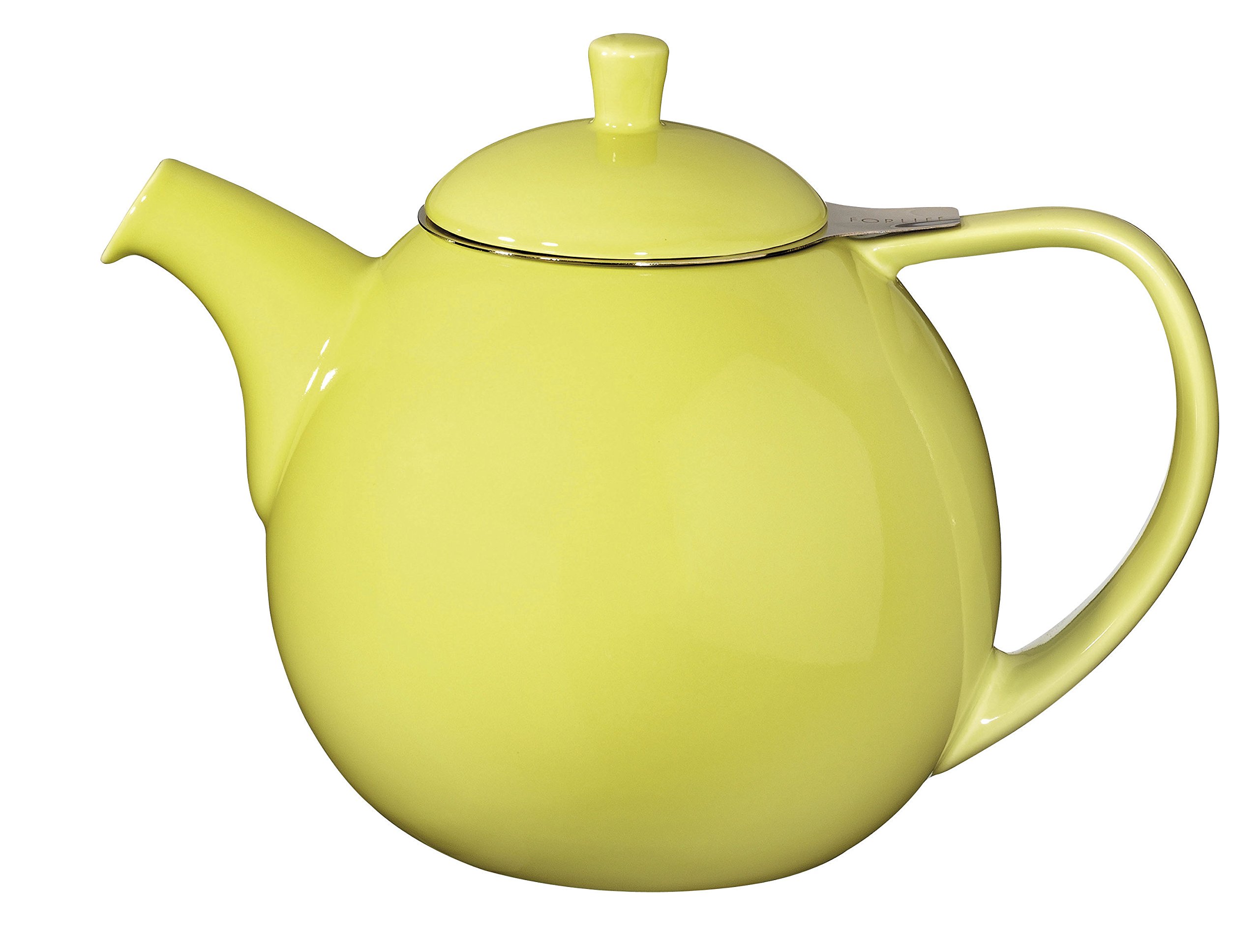 FORLIFE Curve Teapot with Infuser, 45-Ounce, Lime