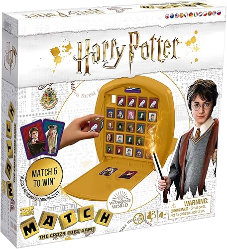 Top Trumps Juego de mesa de Harry Potter, juega con Ron, Hermione, Dumbledore, Hagrid, Dobby y Draco Malfoy, juego educativo de viaje, regalo y