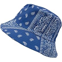 RockParty Unisex Reversible Cotton Bucket Hat   Festival, Summer Beach & Outdoor Sun Hat for Men & Women