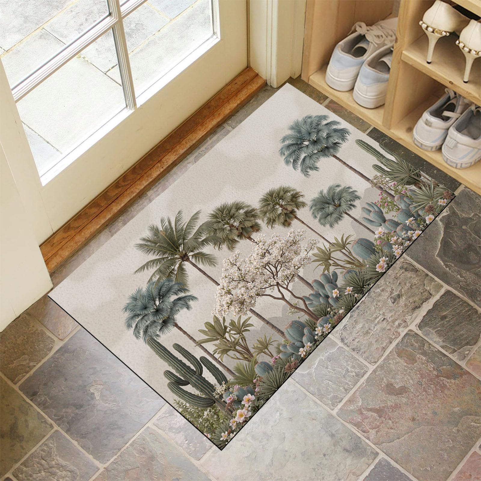 Paillasson d'intérieur de cuisine 60x90 tapis porte d'entrée antidérapant