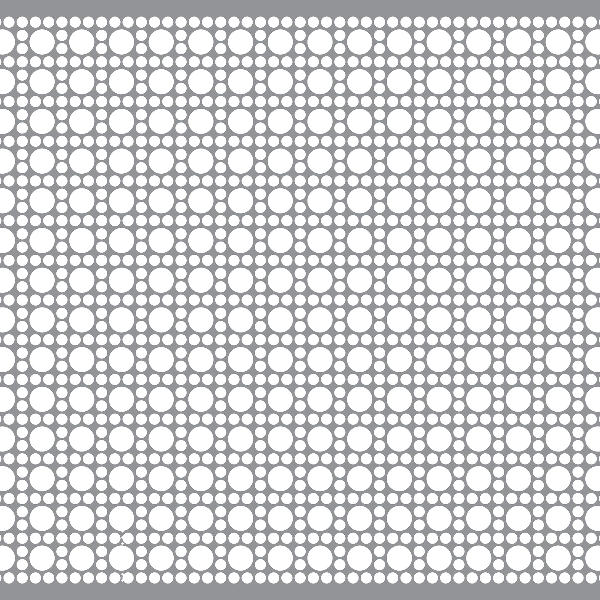 Randall Manufacturing Co., Inc | Perforated Aluminum Sheet | Radiator Sheet | Lincane Style Design | 24 x 36 inches | .020” Thick | Silver Aluminum |