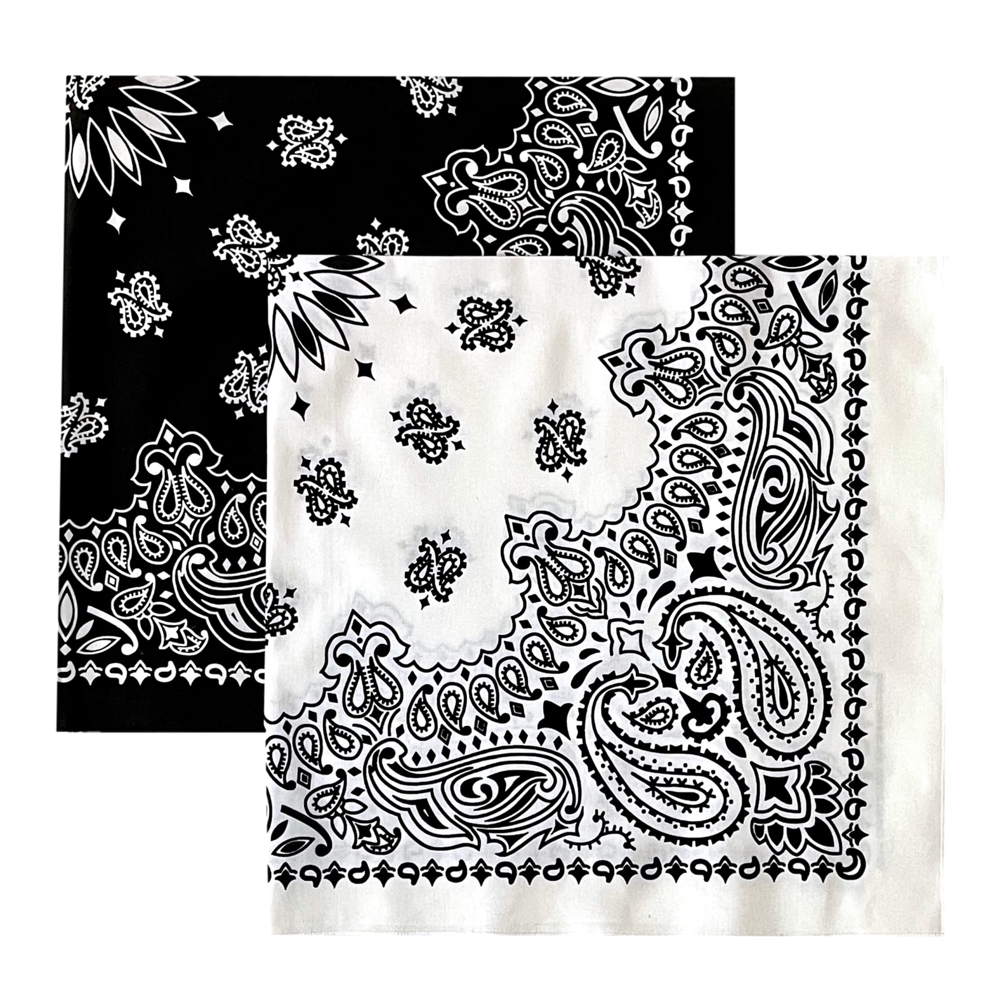 bandana negra y blanca