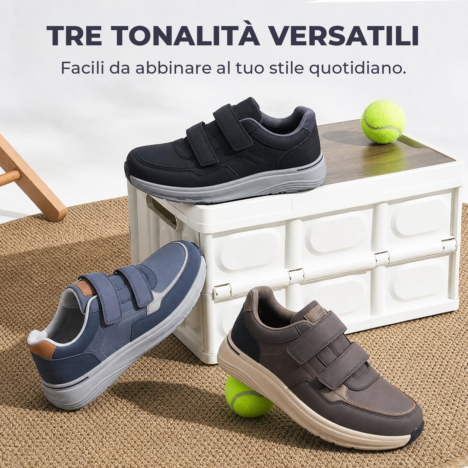 Męskie trampki z zapięciem na rzep amortyzowane buty do biegania lekkie buty sportowe oddychające buty do biegania na ulicę buty