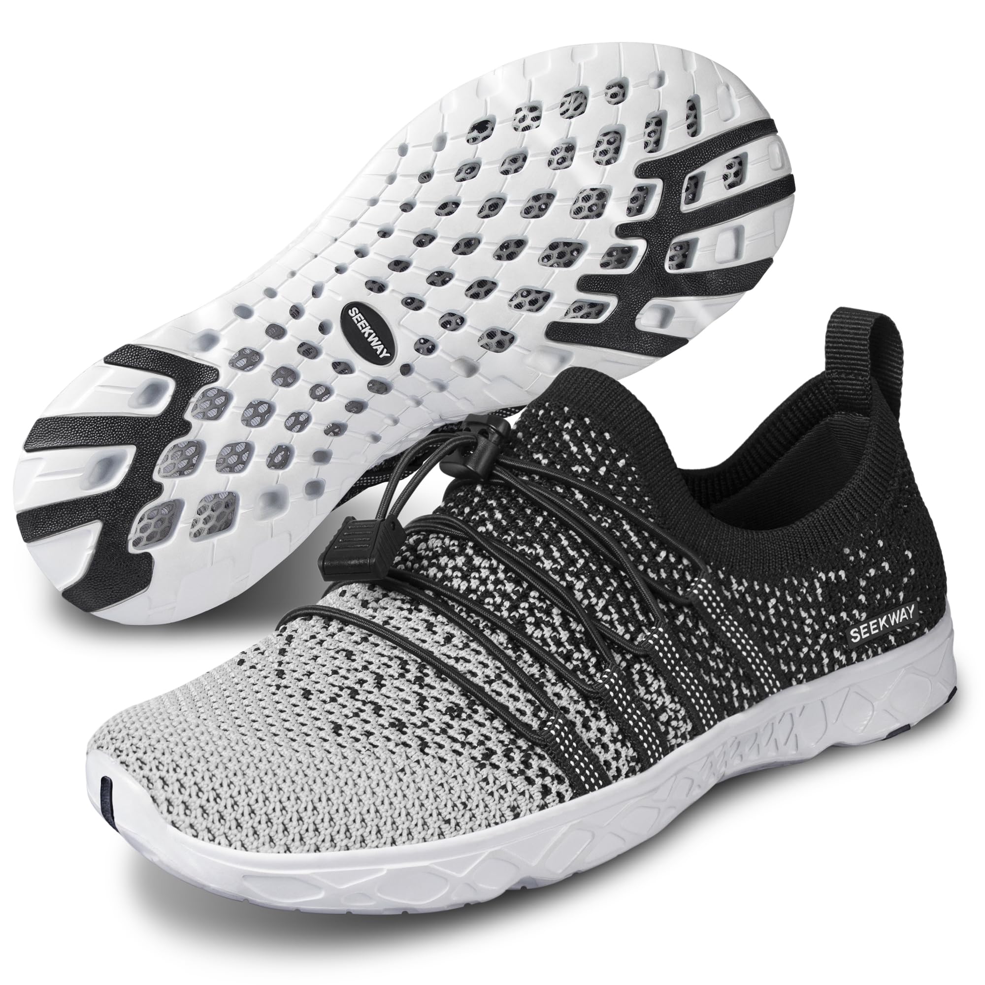 SEEKWAY Mens Womens Water Shoes Quick Dry Aqua Shoes Barefoot for Beach Surf Hiking Pool Water Sports