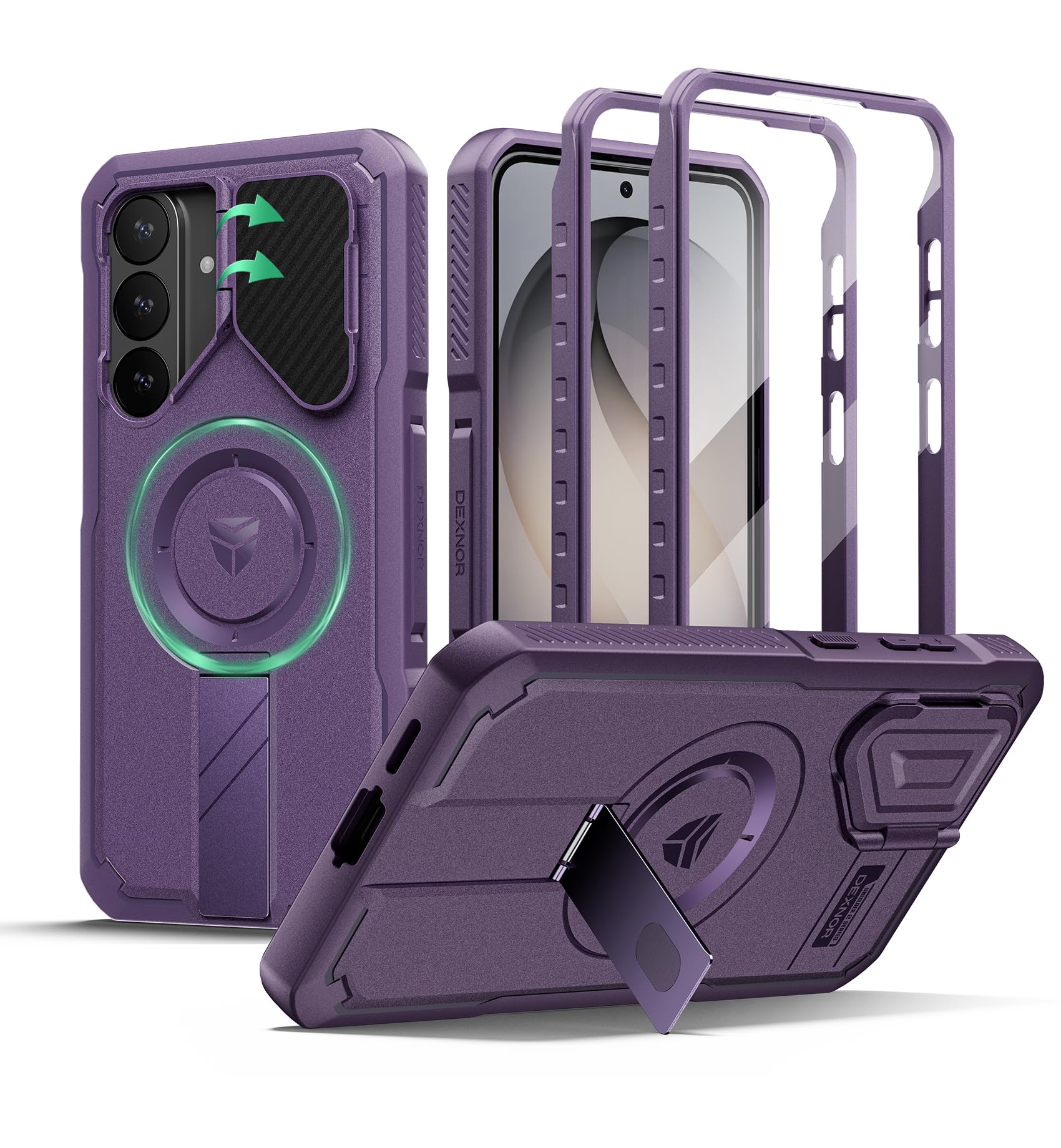 Dexnor Funda para Samsung Galaxy S26 FE, compatible con MagSafe
