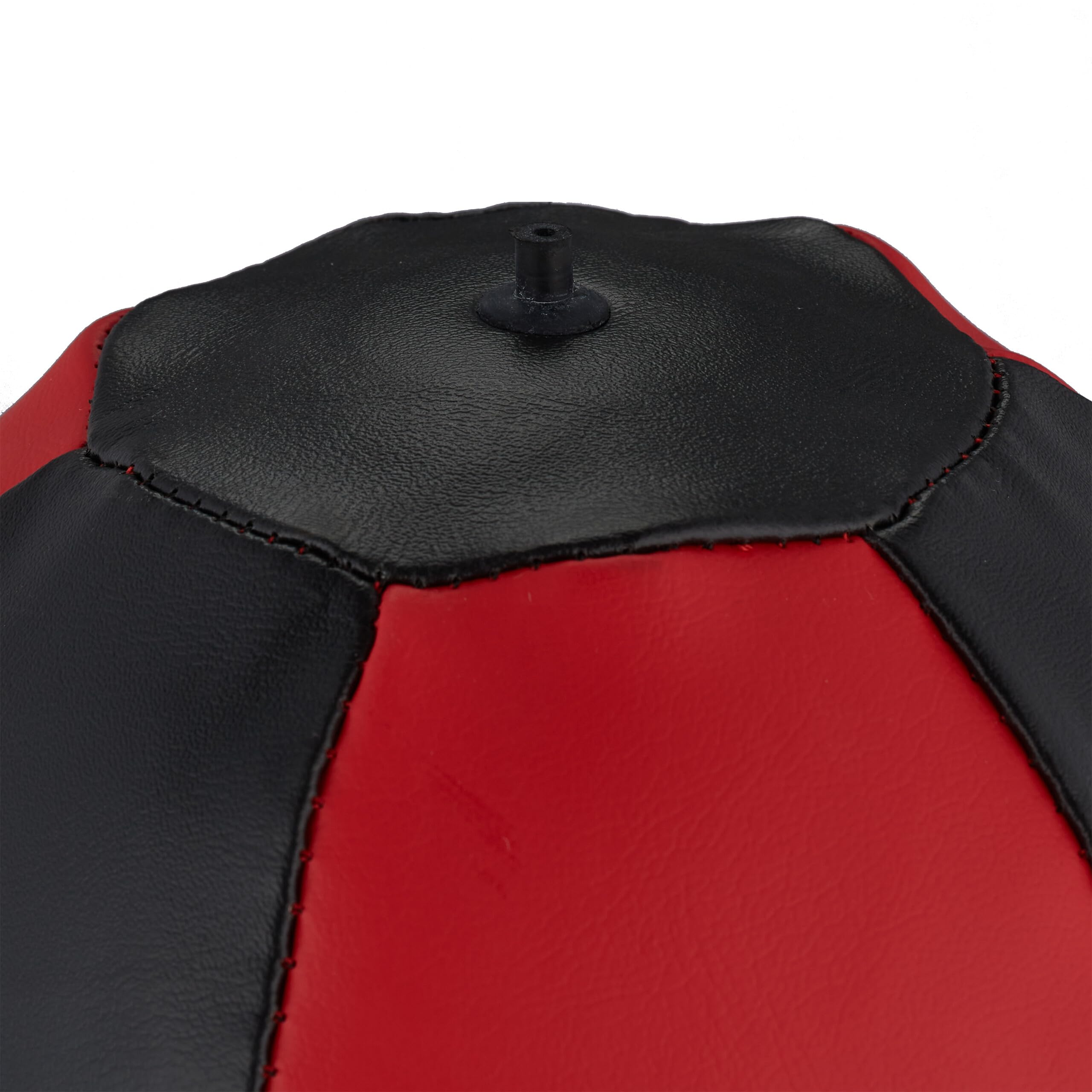 Relaxdays Punching Ball da Tavolo, Punchingball da Scrivania per L'Ufficio, Contro Lo Stress, Pungiball, Nero Rosso