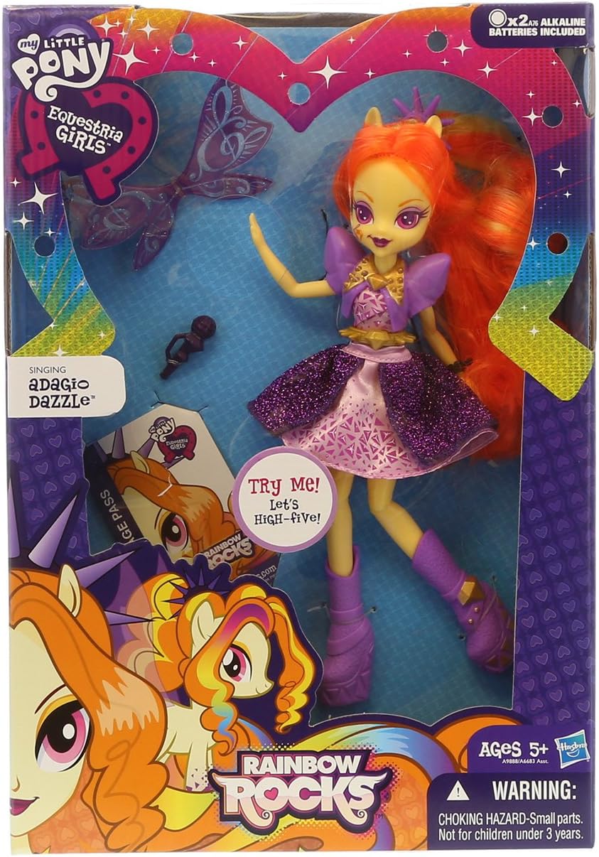 My Little Pony Equestria Girls Rainbow Rocks Singing Adagio Dazzle Doll