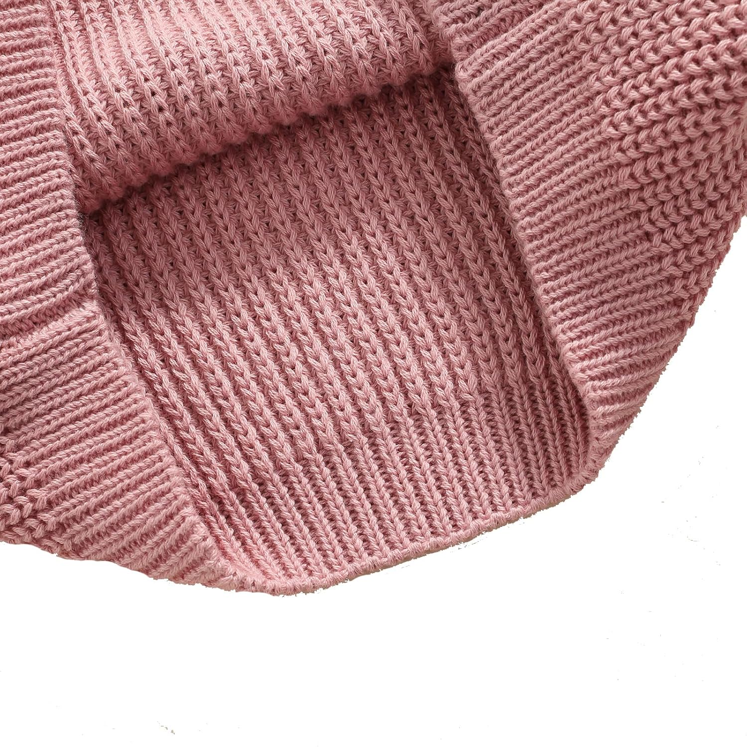 Baby Girl Boy Toddler Knit Sweater Cute Round Neck Long Sleeve Blouse Pullover Oversized Sweatshirt Warm Kids Tops - Image 6