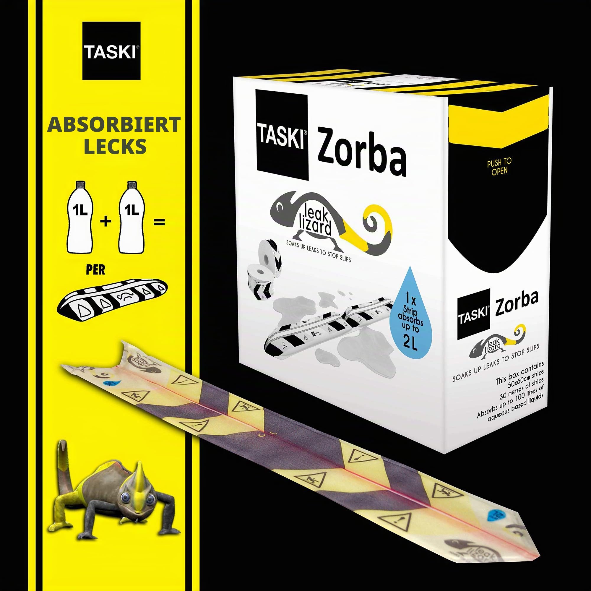 TASKI 7523269 Diversey Zorba Leak Lizard Auslaufstreifen, in einer Box